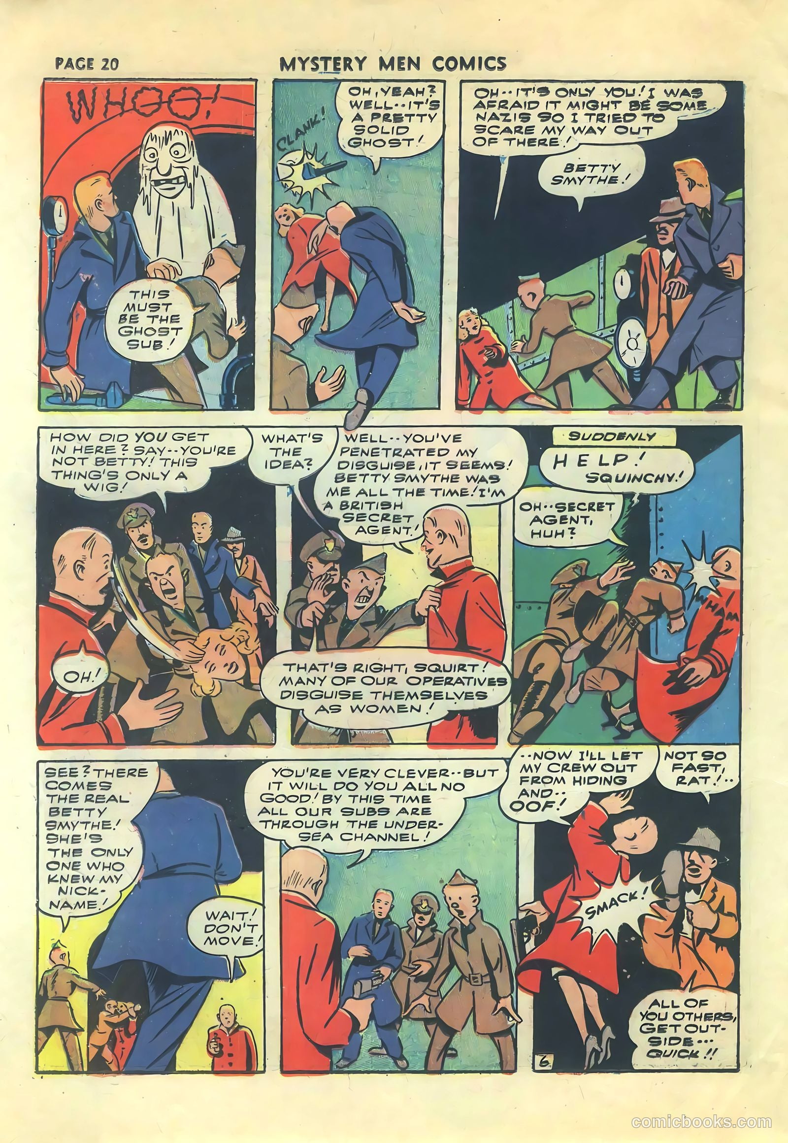 Mystery Men Comics #31 (1942) — page 22 of 69