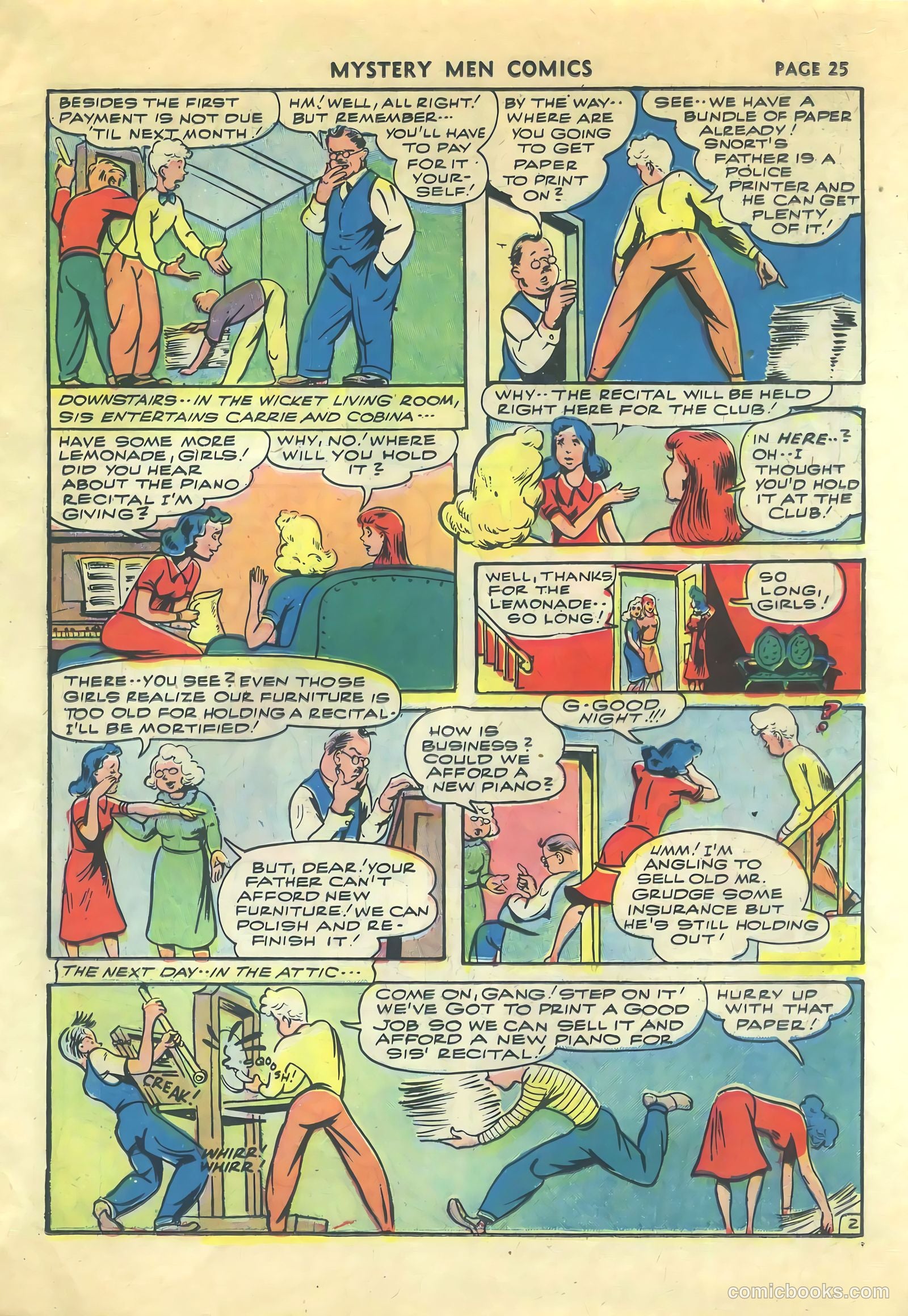 Mystery Men Comics #31 (1942) — page 27 of 69