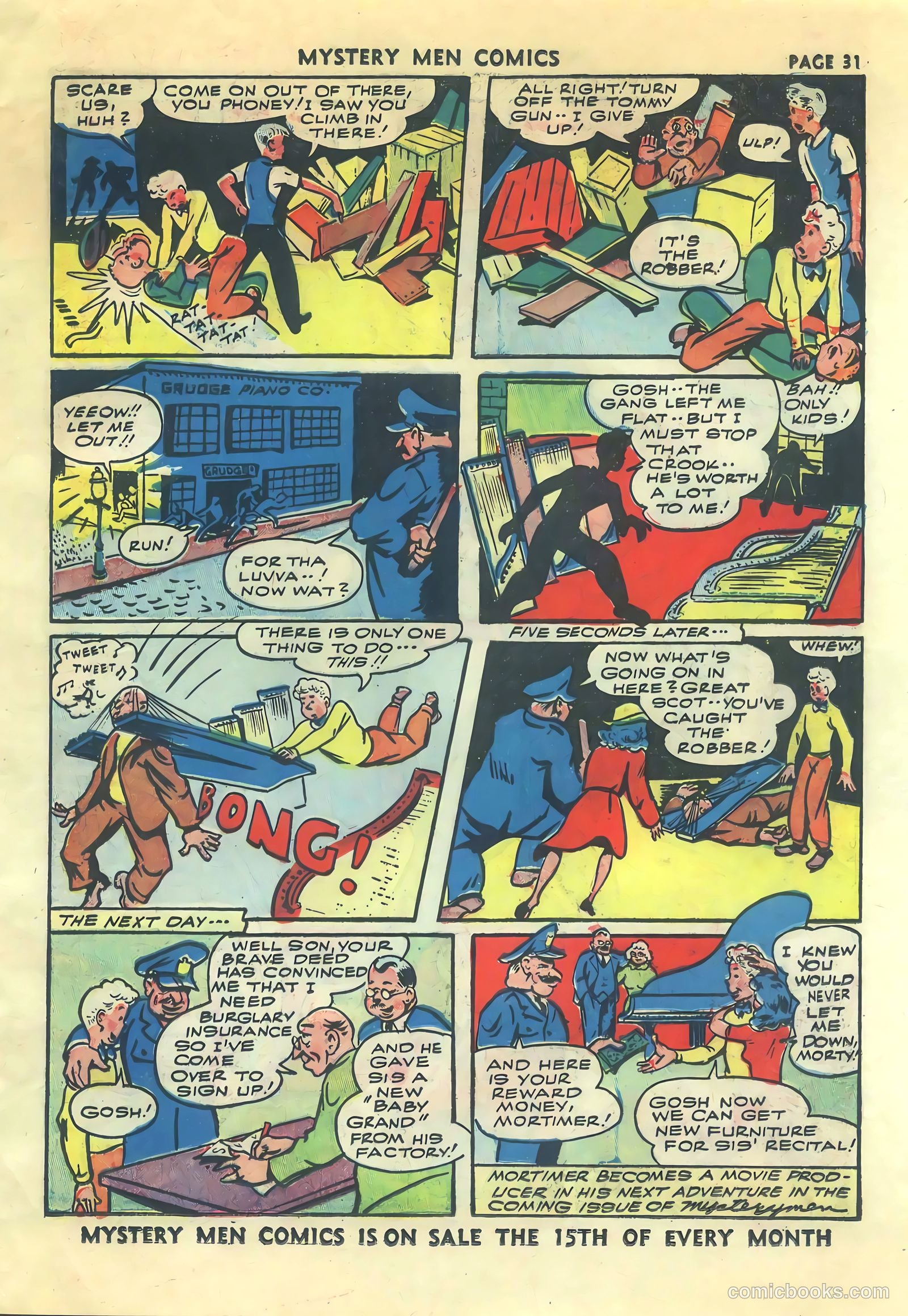 Mystery Men Comics #31 (1942) — page 33 of 69