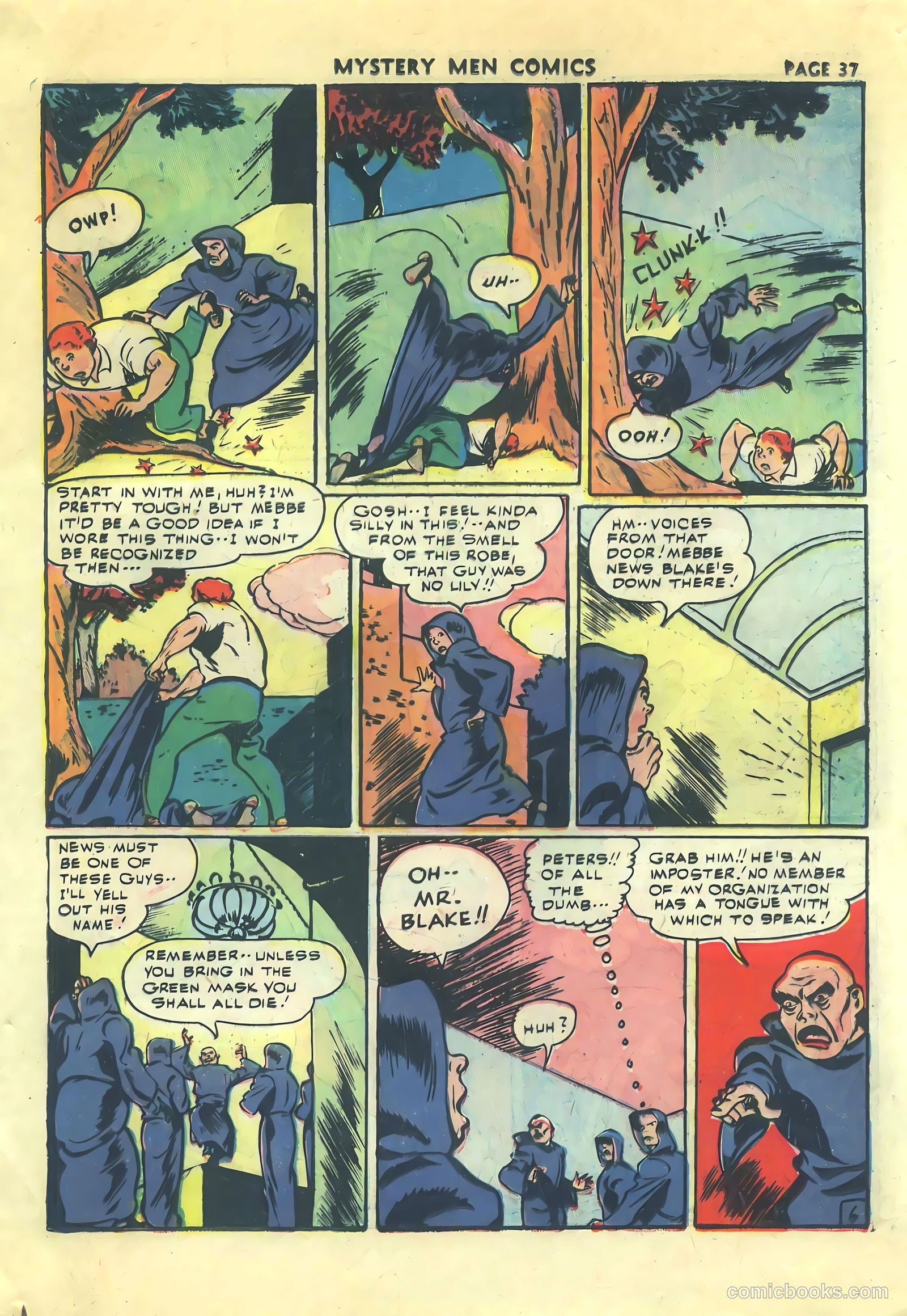 Mystery Men Comics #31 (1942) — page 40 of 69