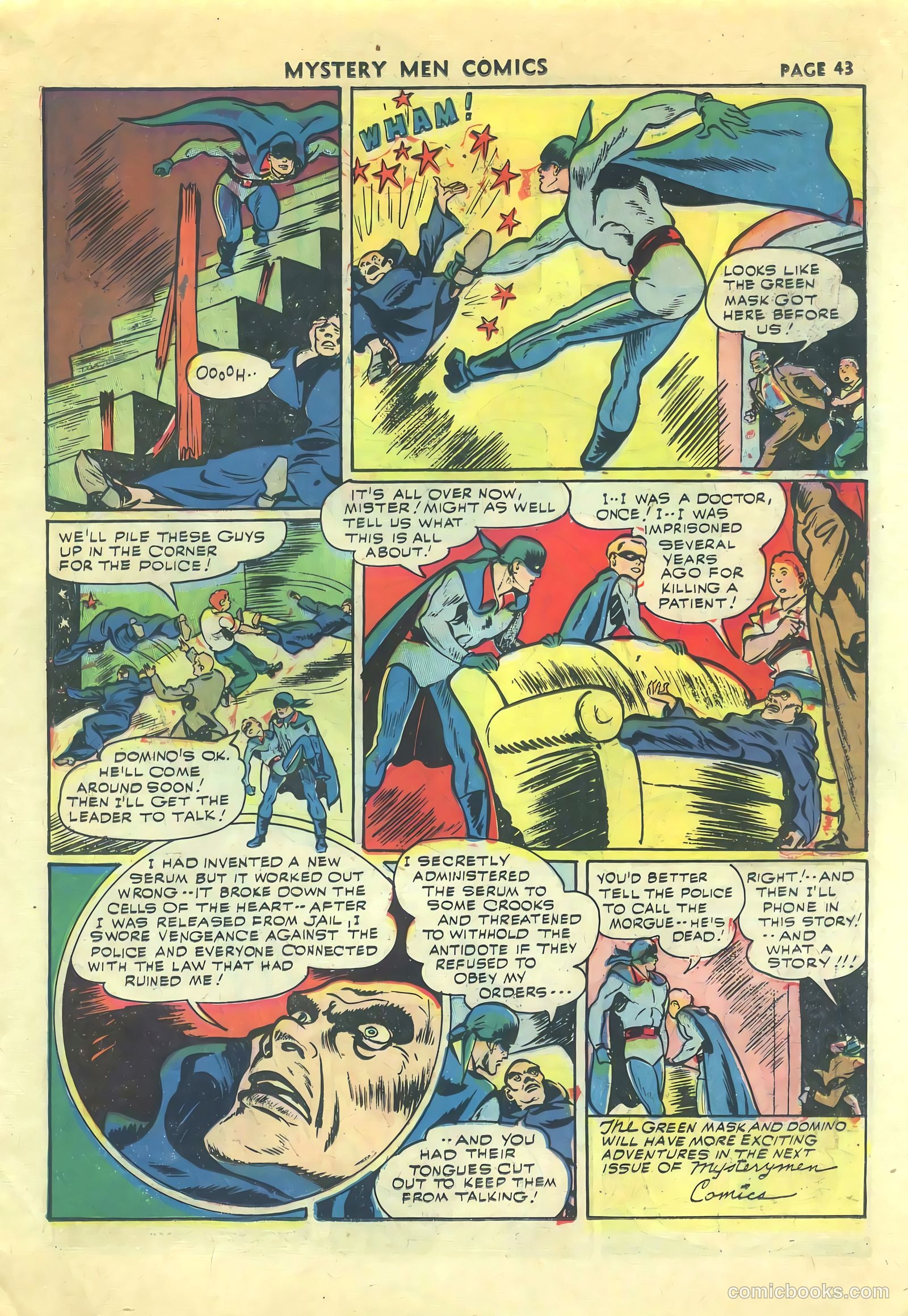 Mystery Men Comics #31 (1942) — page 46 of 69