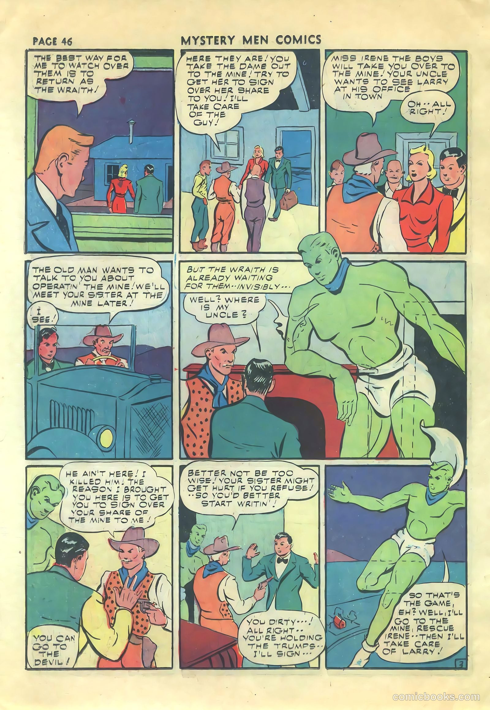 Mystery Men Comics #31 (1942) — page 49 of 69