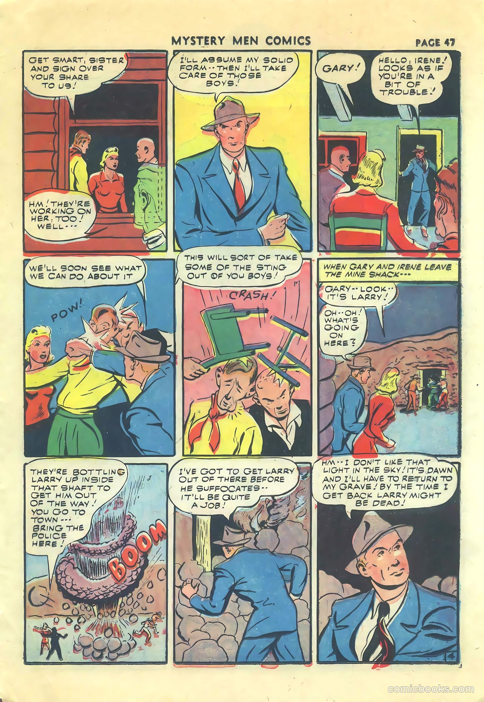 Mystery Men Comics #31 (1942) — page 50 of 69
