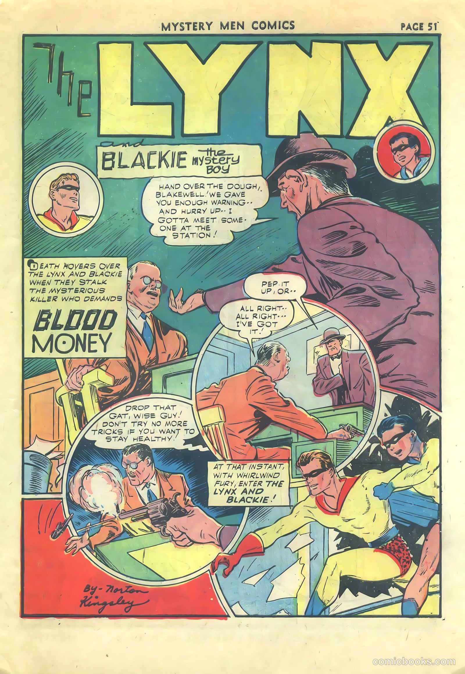 Mystery Men Comics #31 (1942) — page 54 of 69