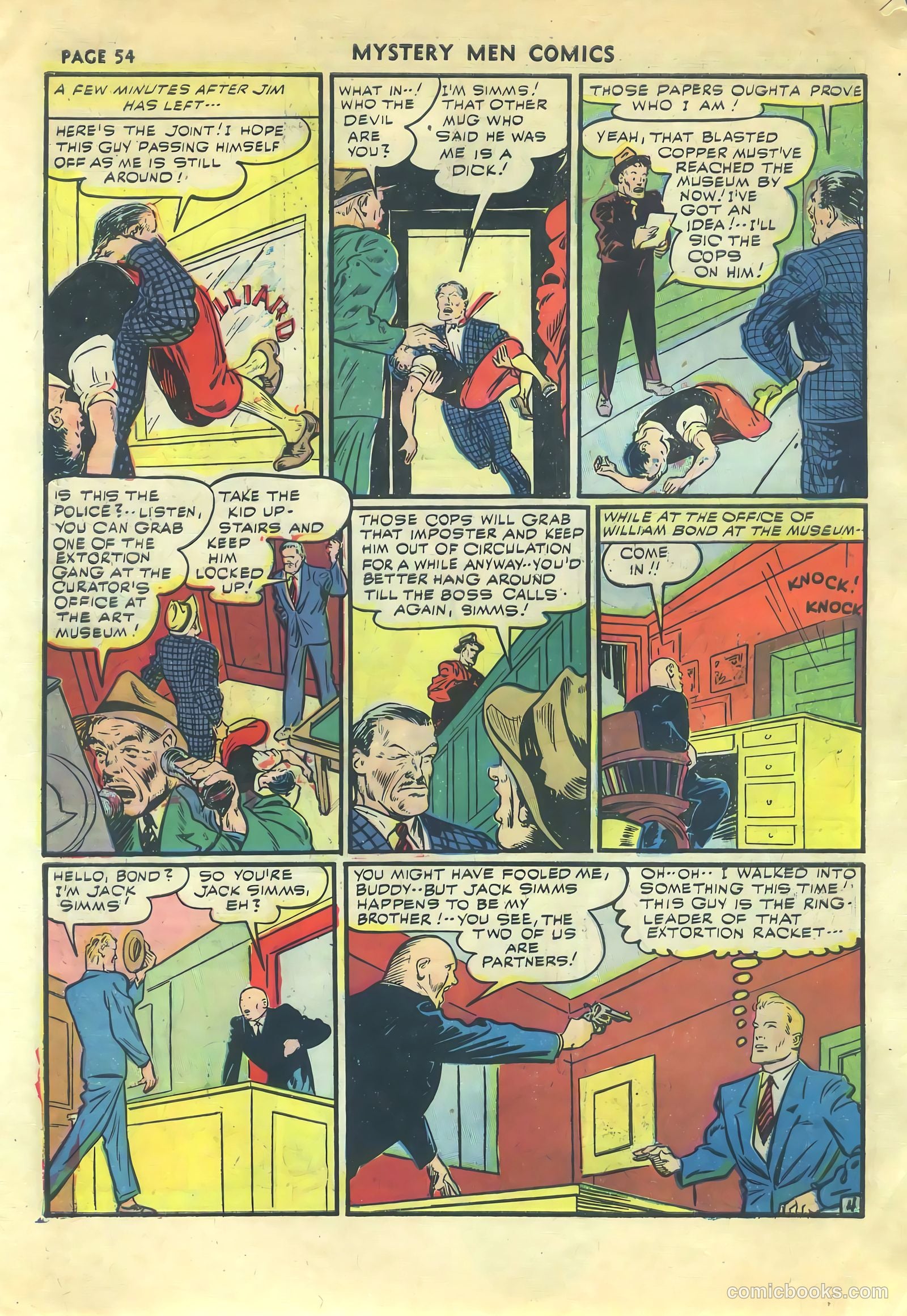 Mystery Men Comics #31 (1942) — page 57 of 69