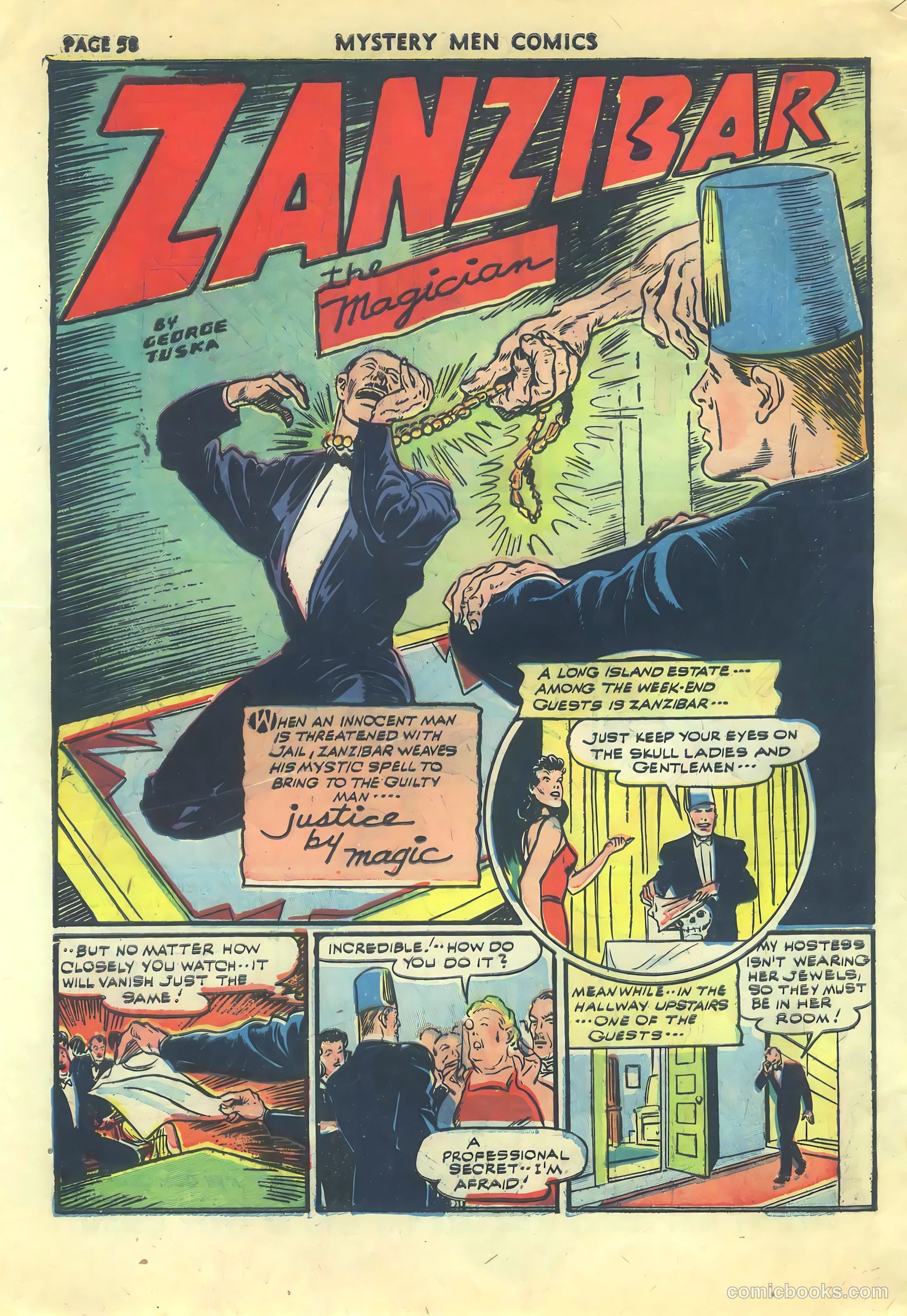 Mystery Men Comics #31 (1942) — page 61 of 69