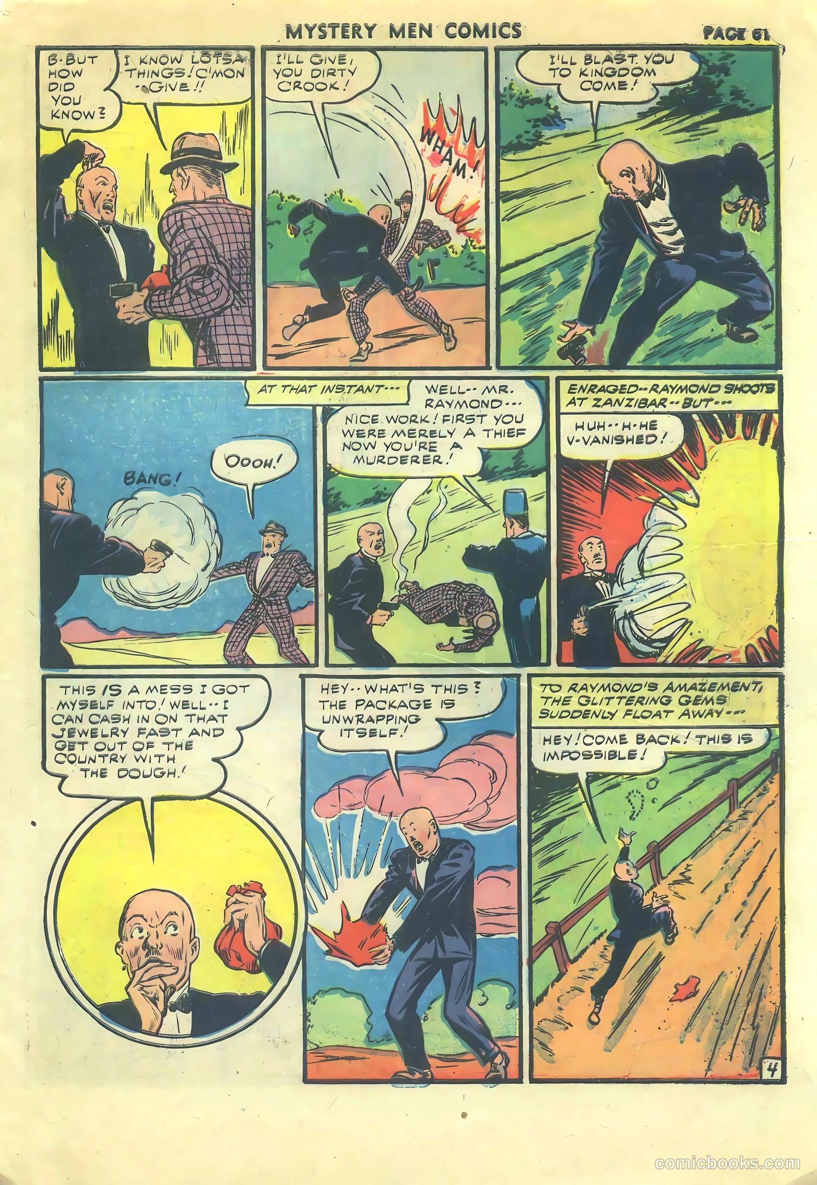 Mystery Men Comics #31 (1942) — page 64 of 69