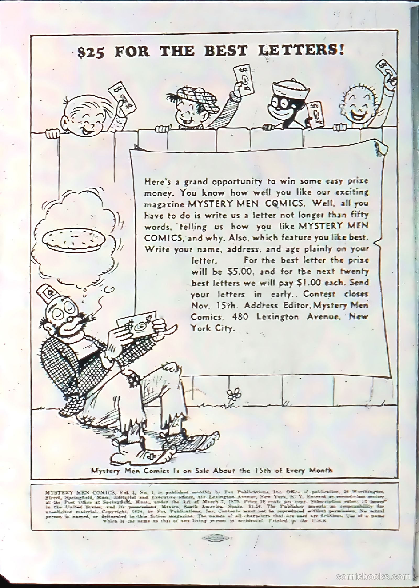 Mystery Men Comics #4 (1939) — page 2 of 68