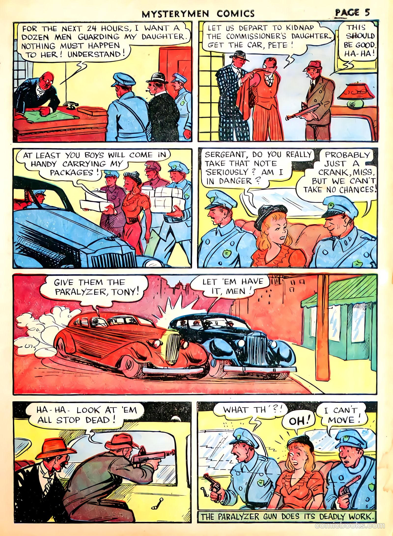 Mystery Men Comics #4 (1939) — page 7 of 68