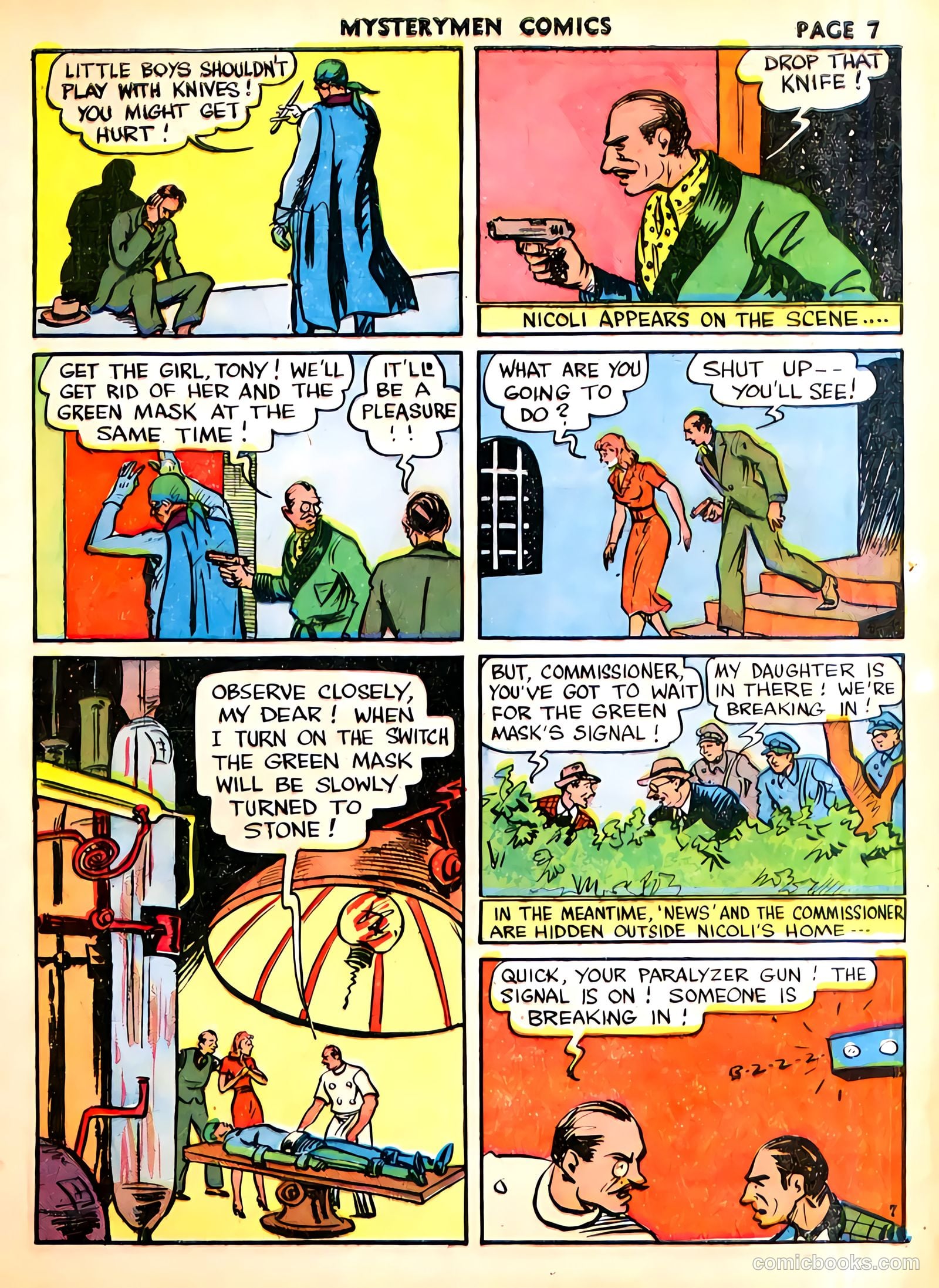 Mystery Men Comics #4 (1939) — page 9 of 68