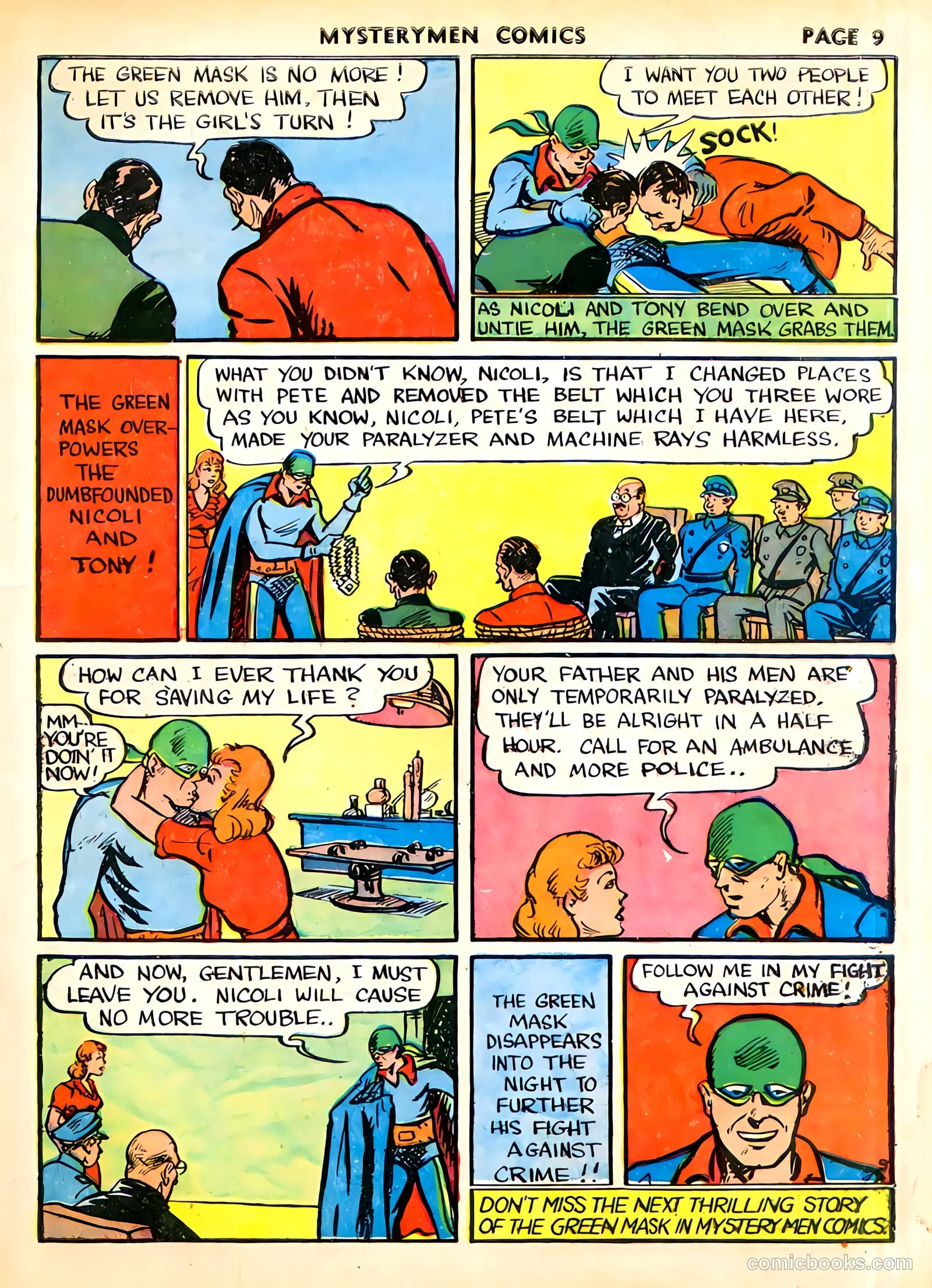 Mystery Men Comics #4 (1939) — page 11 of 68