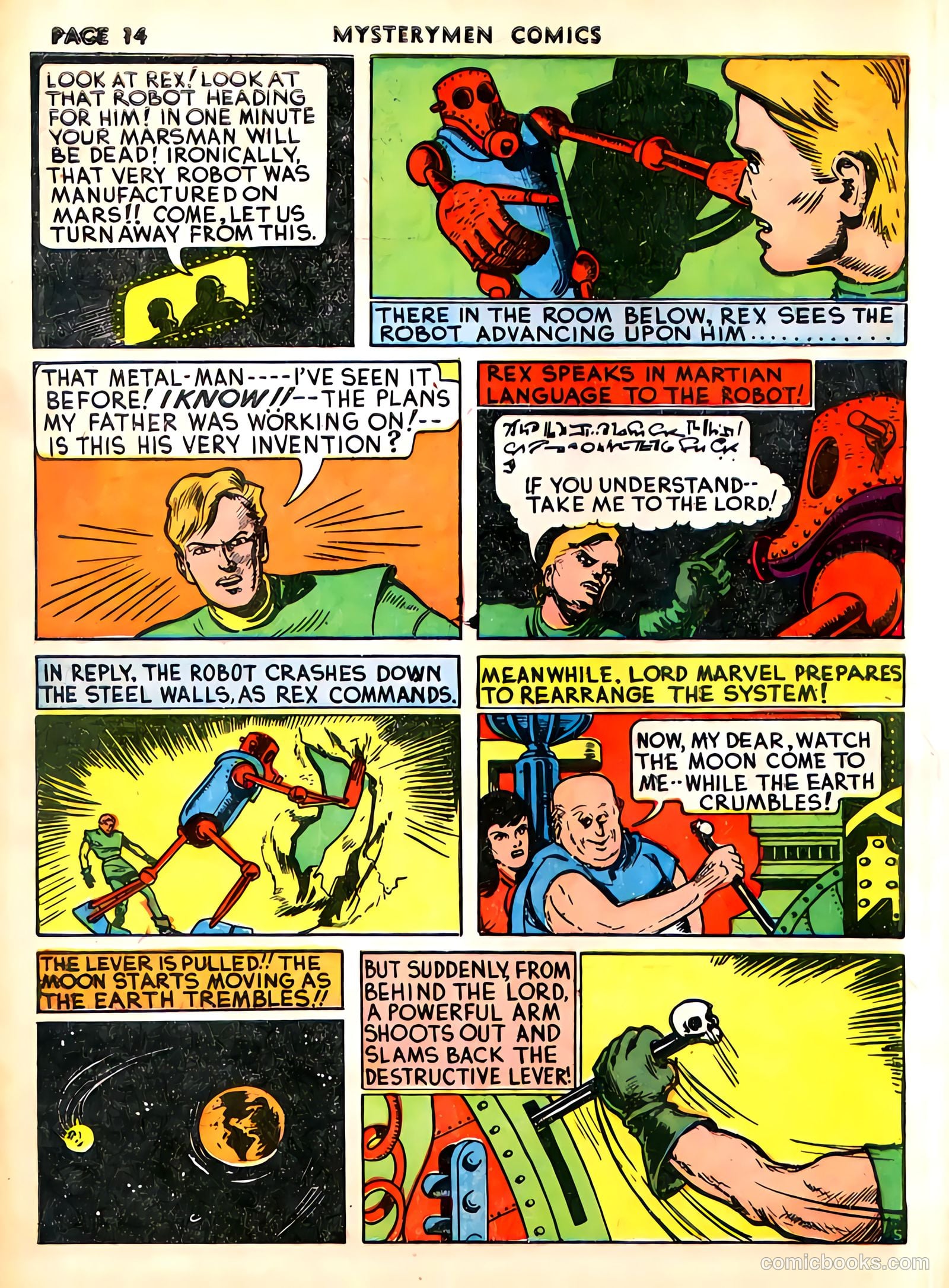 Mystery Men Comics #4 (1939) — page 16 of 68