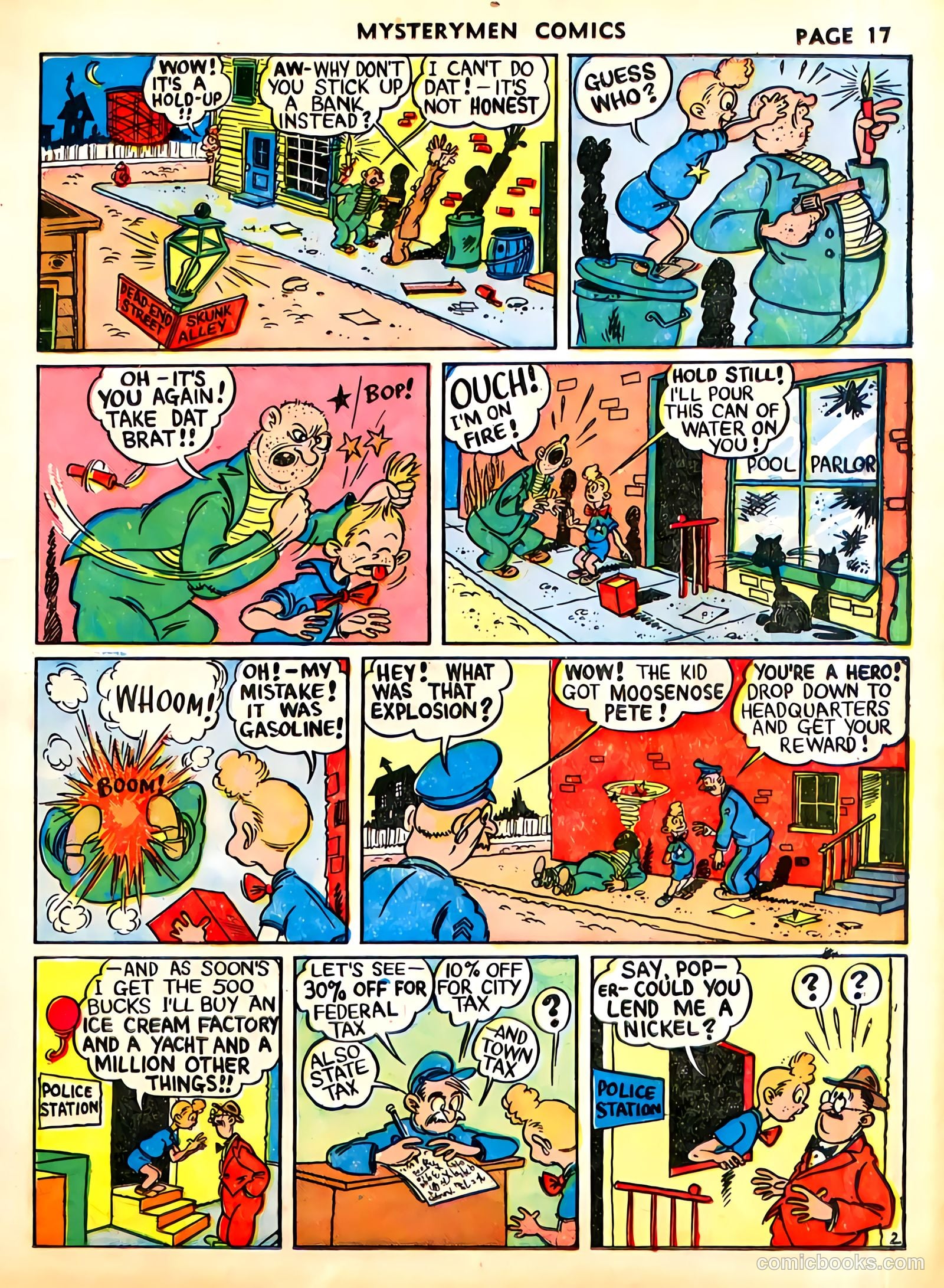 Mystery Men Comics #4 (1939) — page 19 of 68