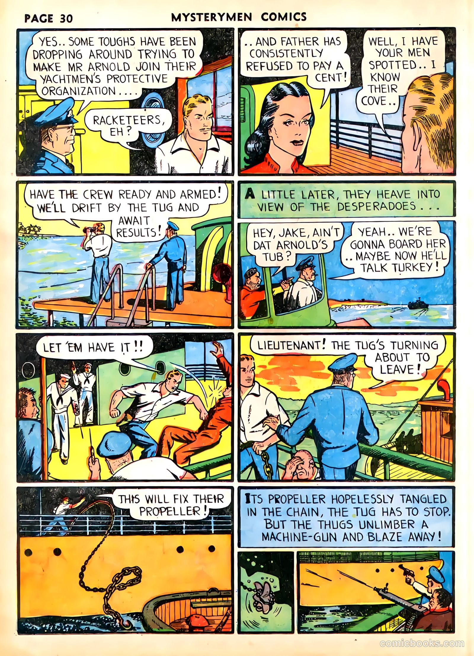 Mystery Men Comics #4 (1939) — page 32 of 68