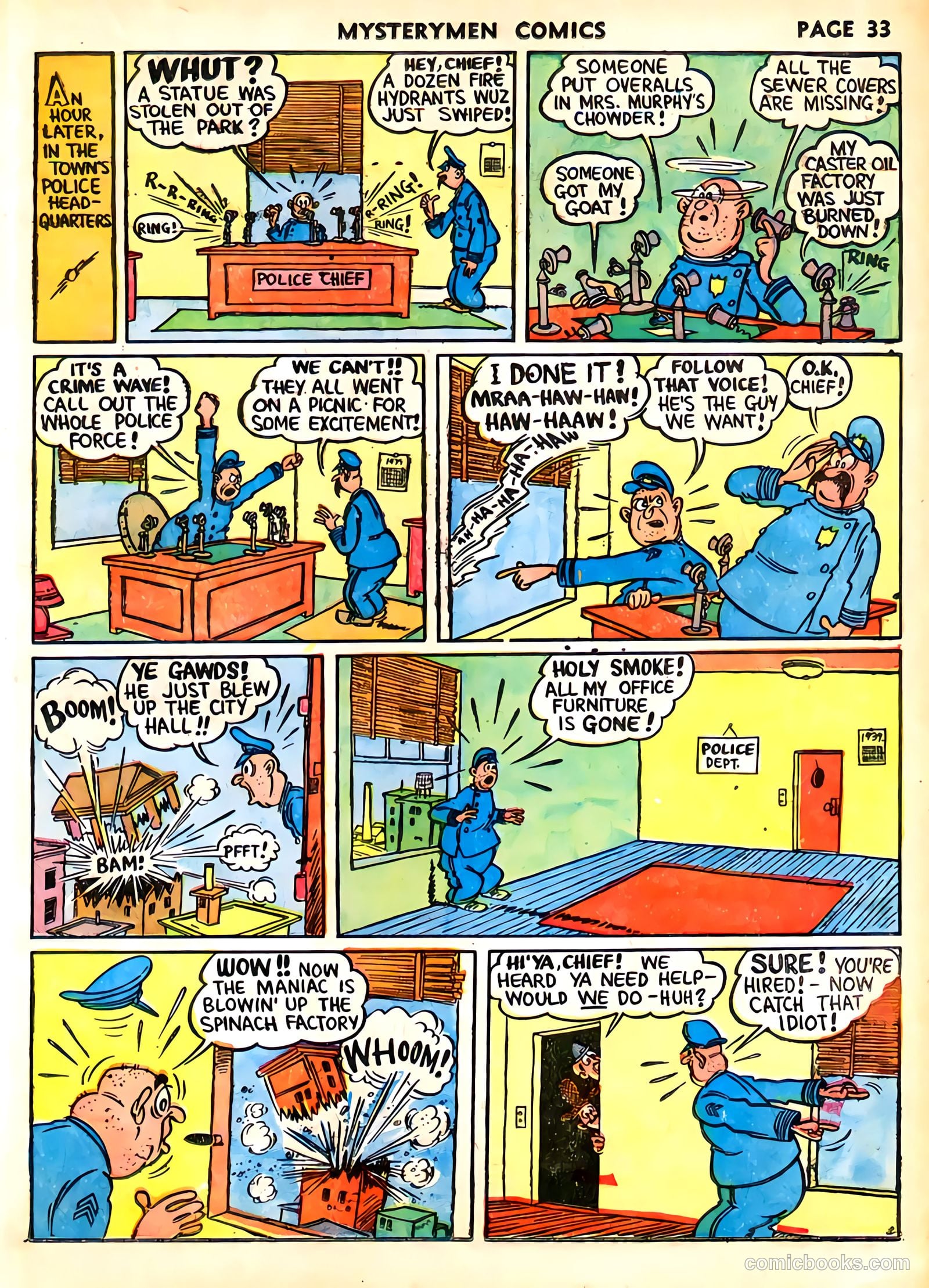 Mystery Men Comics #4 (1939) — page 35 of 68