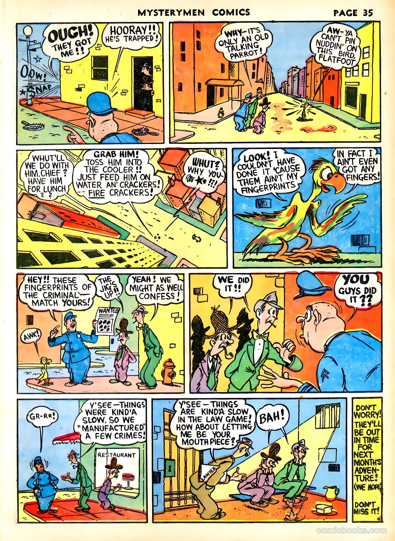 Mystery Men Comics #4 (1939) — page 37 of 68
