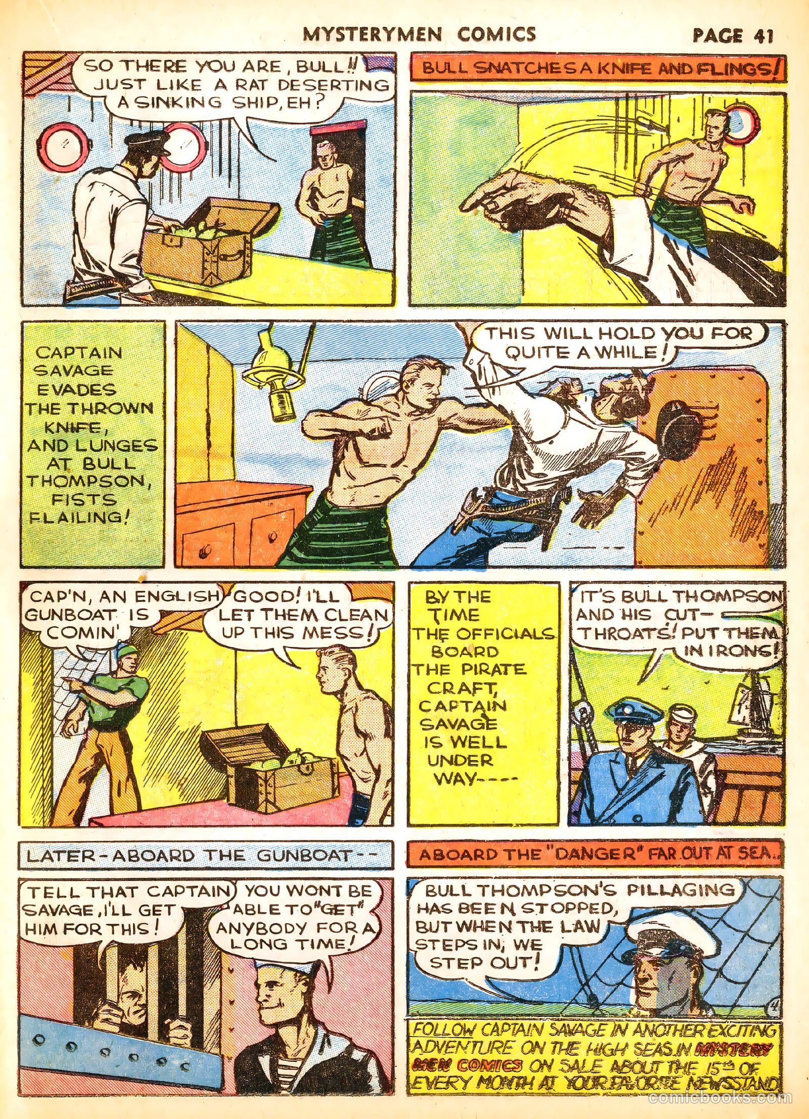 Mystery Men Comics #4 (1939) — page 43 of 68