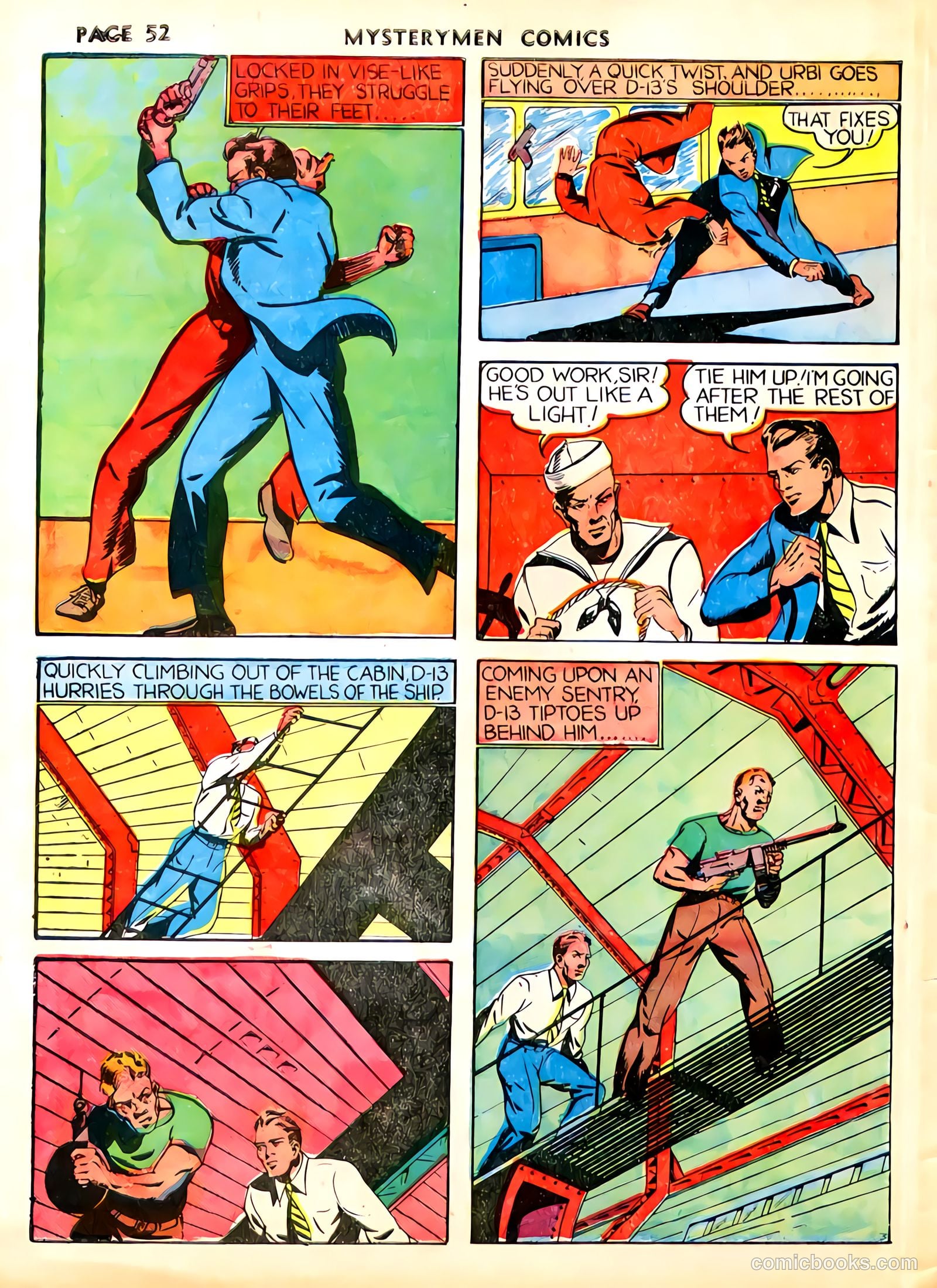 Mystery Men Comics #4 (1939) — page 54 of 68