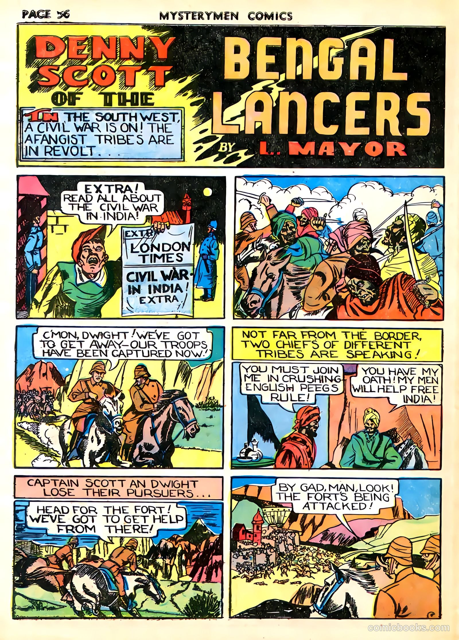 Mystery Men Comics #4 (1939) — page 58 of 68