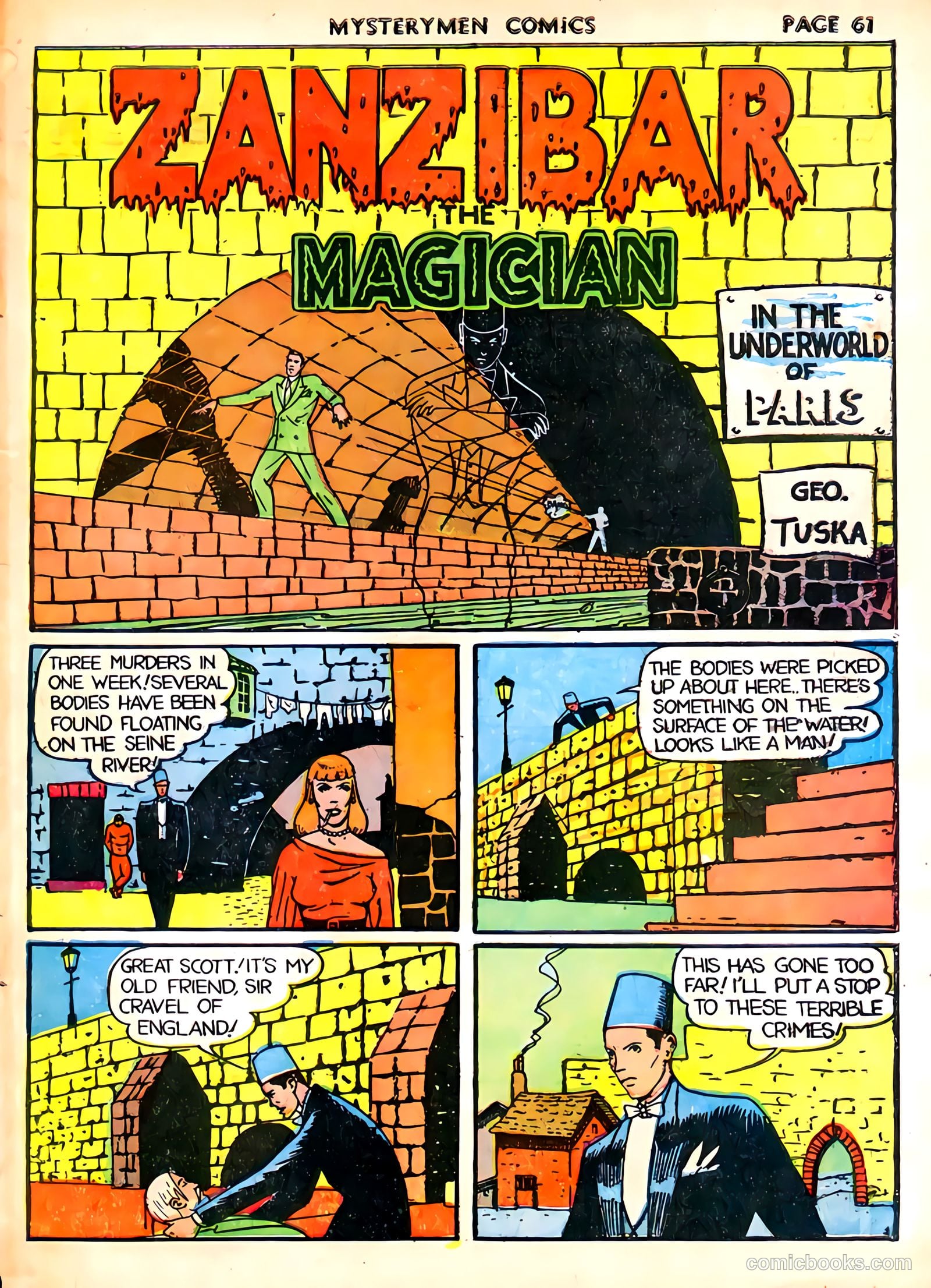 Mystery Men Comics #4 (1939) — page 63 of 68