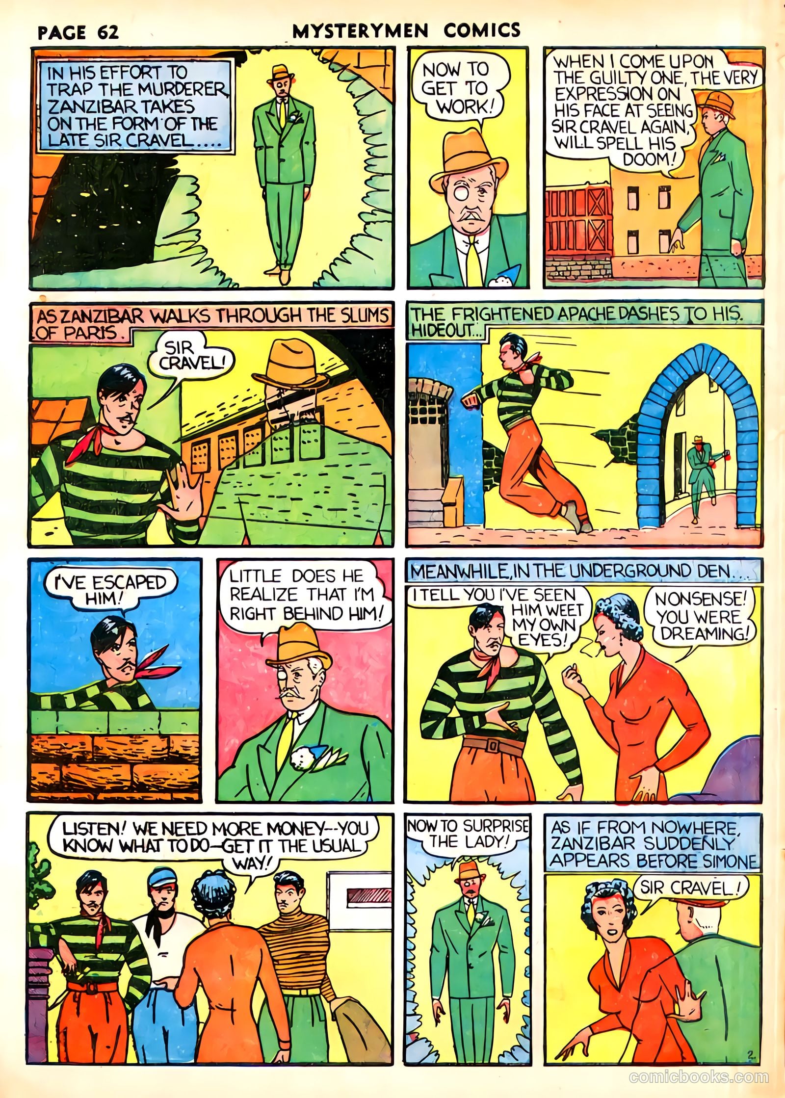 Mystery Men Comics #4 (1939) — page 64 of 68