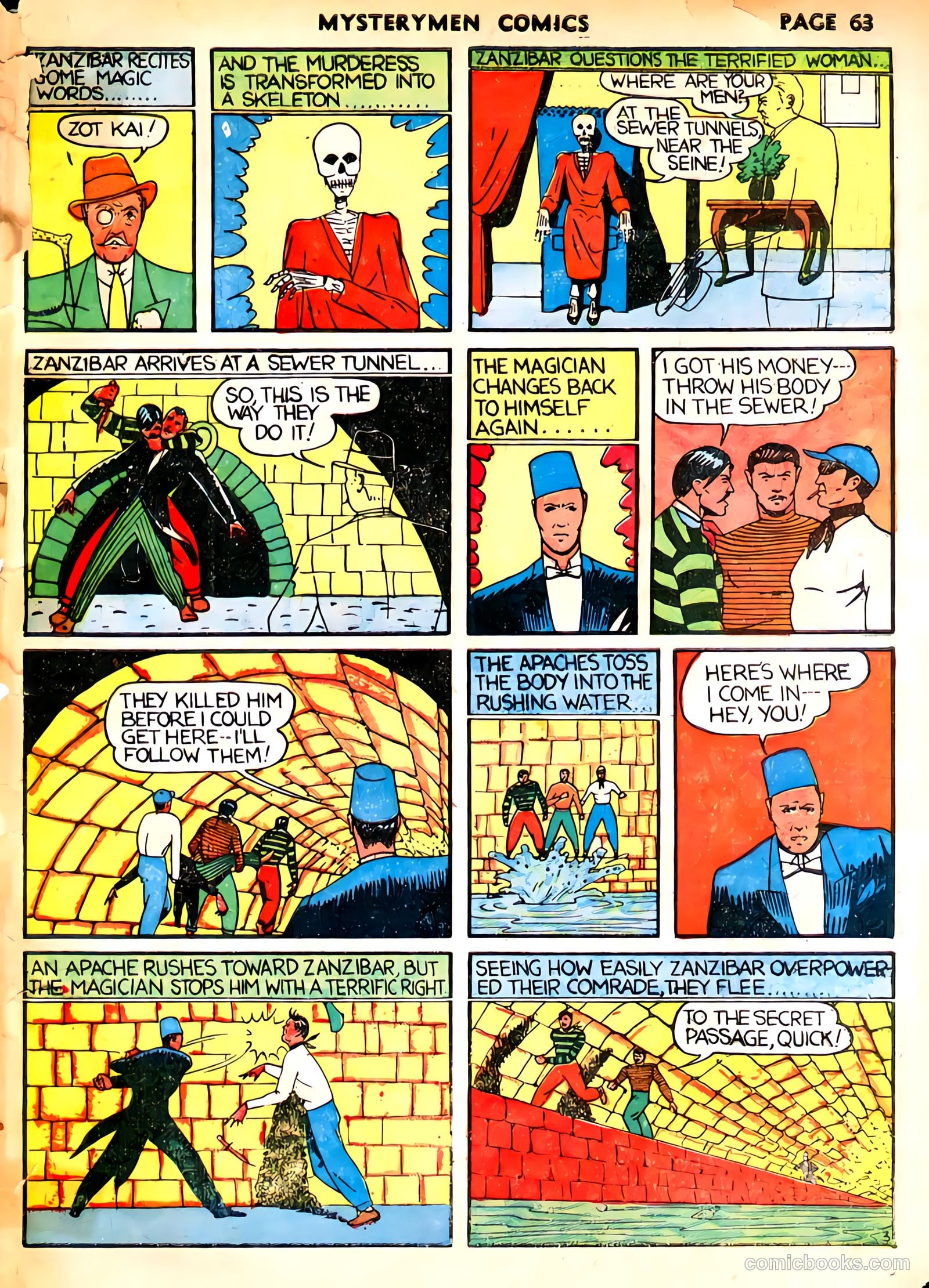 Mystery Men Comics #4 (1939) — page 65 of 68