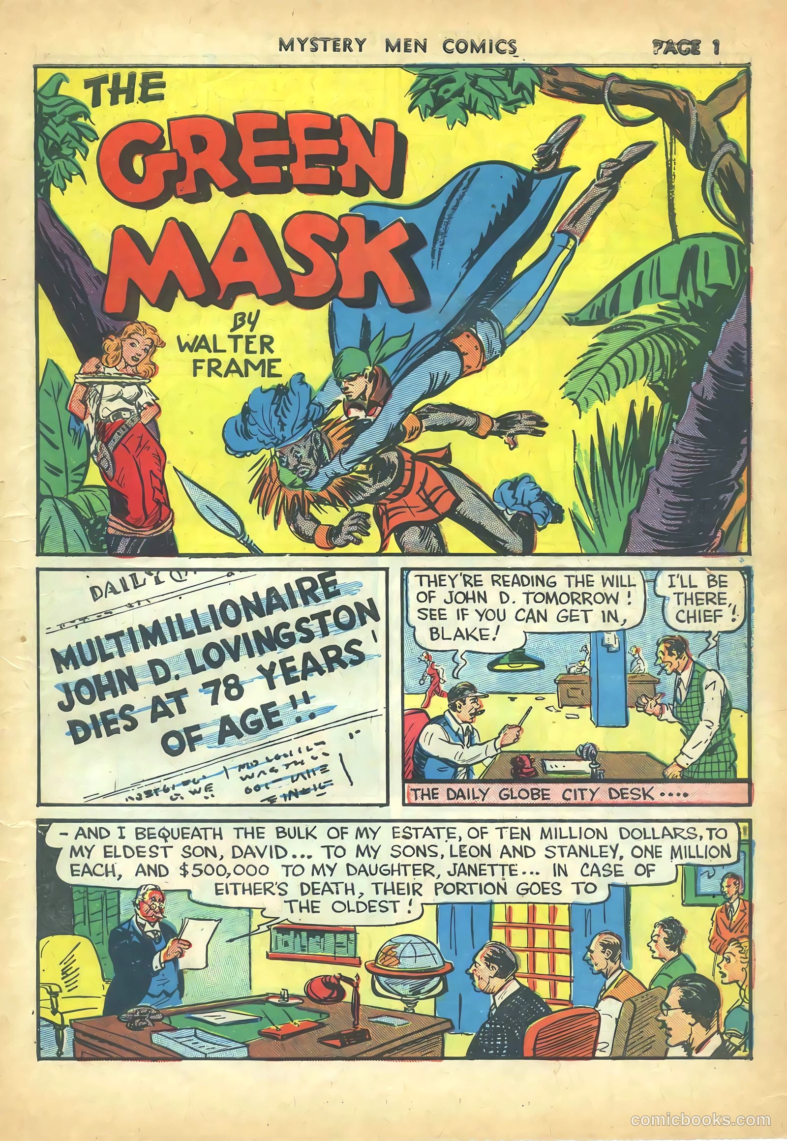 Mystery Men Comics #5 (1939) — page 3 of 68