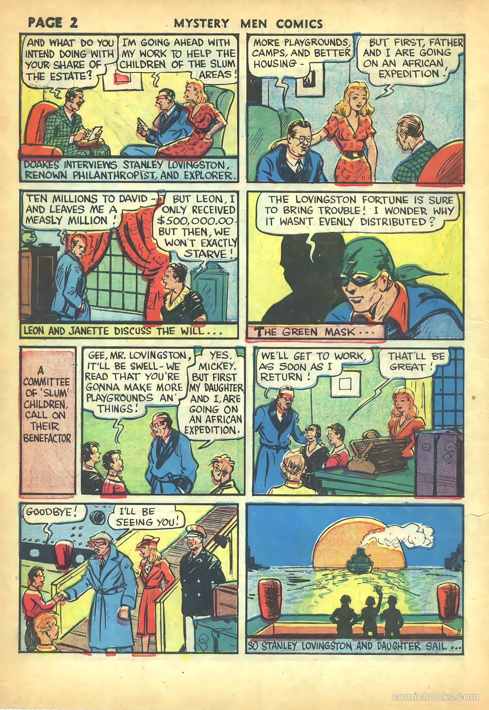 Mystery Men Comics #5 (1939) — page 4 of 68