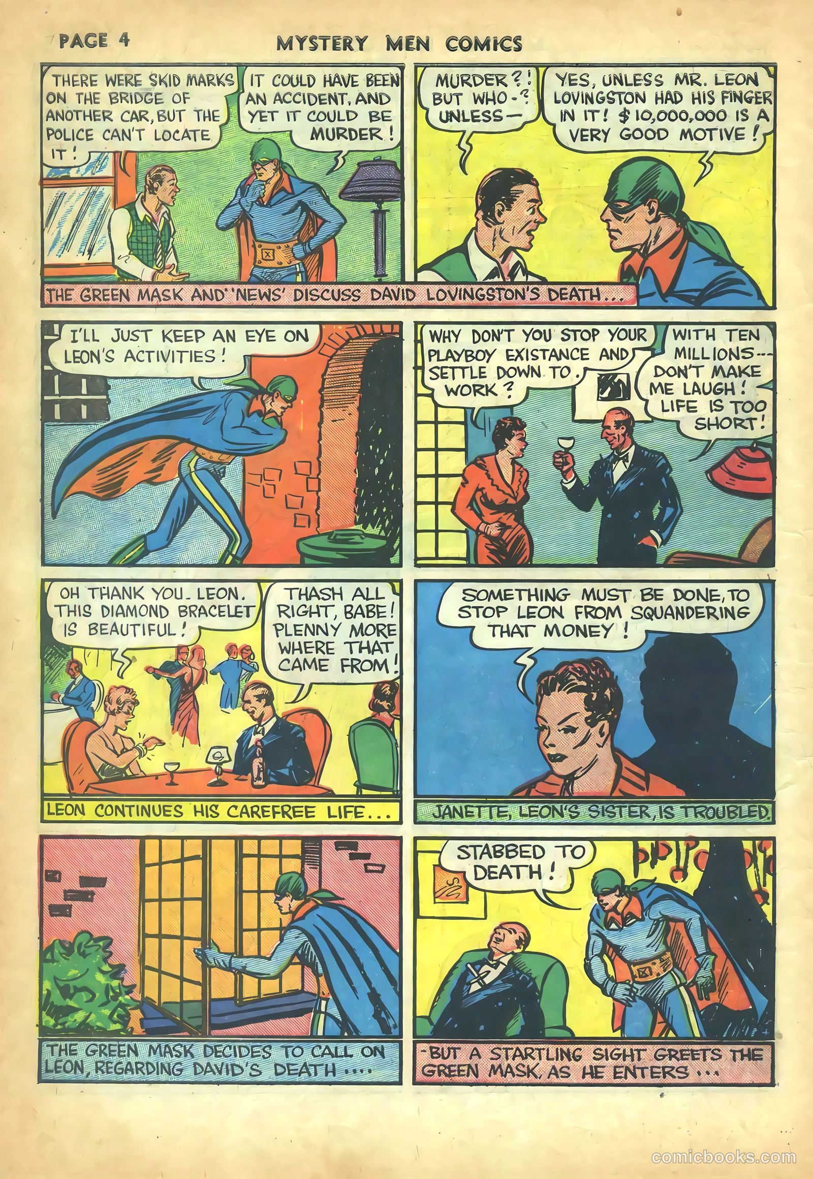 Mystery Men Comics #5 (1939) — page 6 of 68