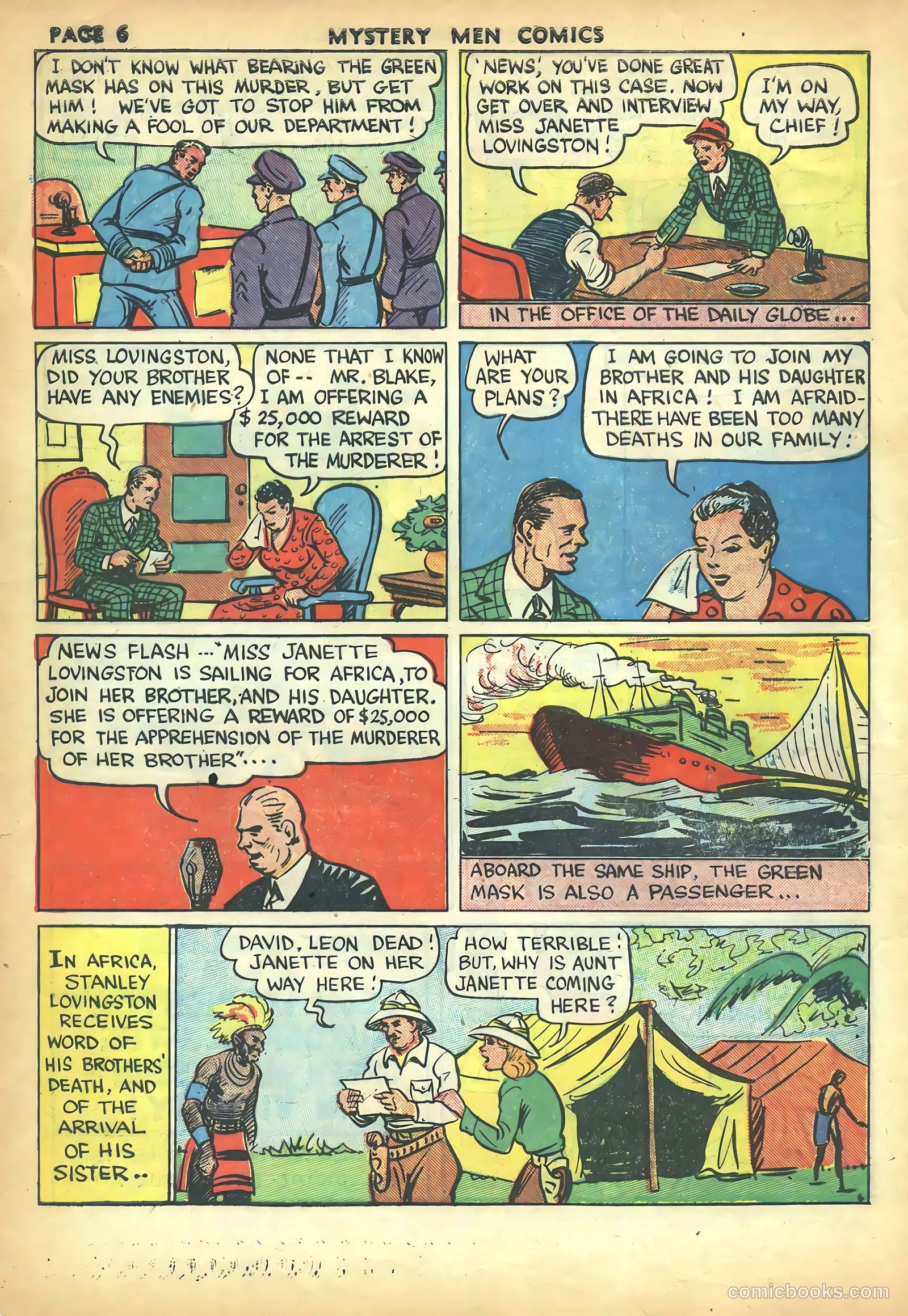 Mystery Men Comics #5 (1939) — page 8 of 68