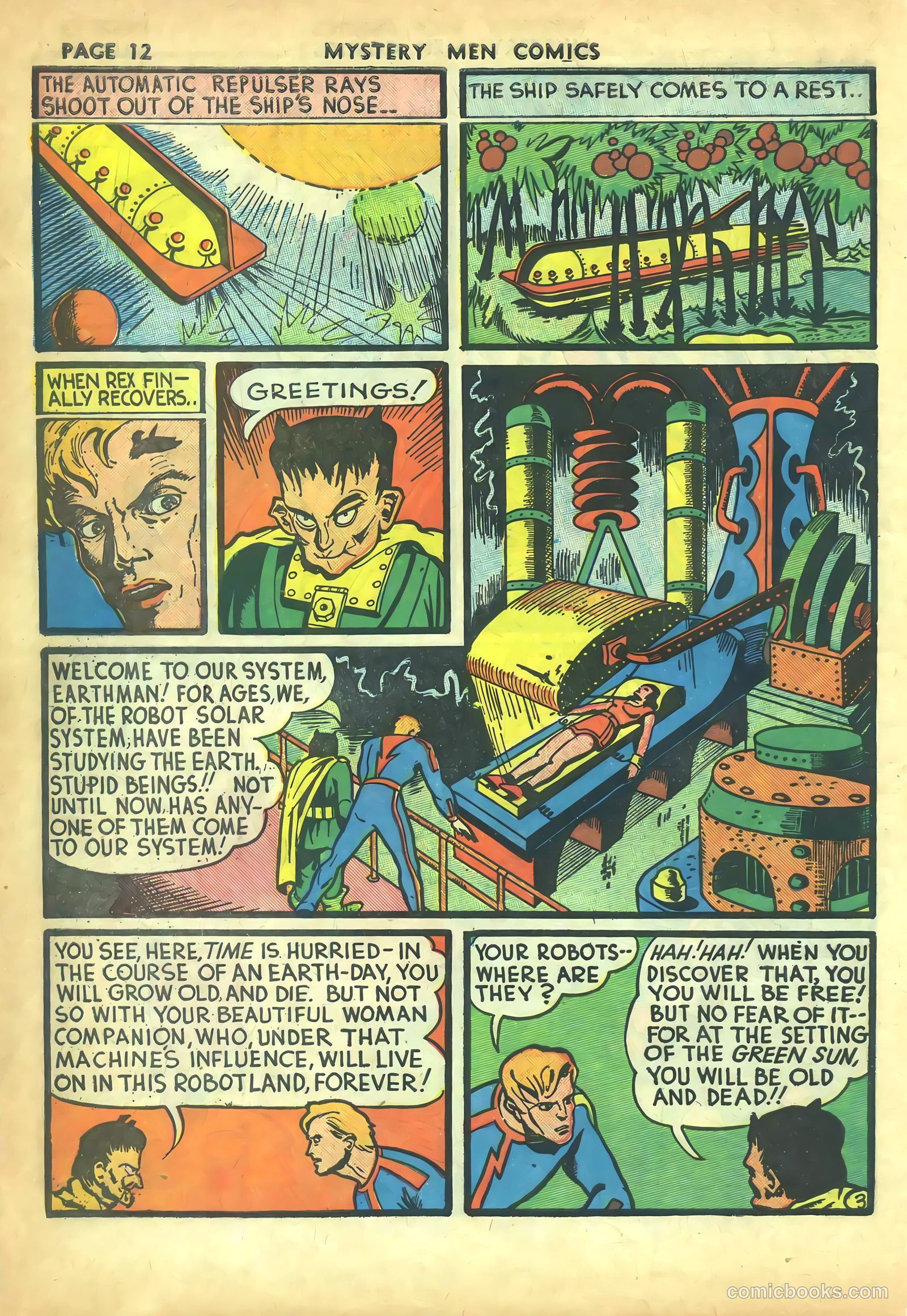 Mystery Men Comics #5 (1939) — page 14 of 68