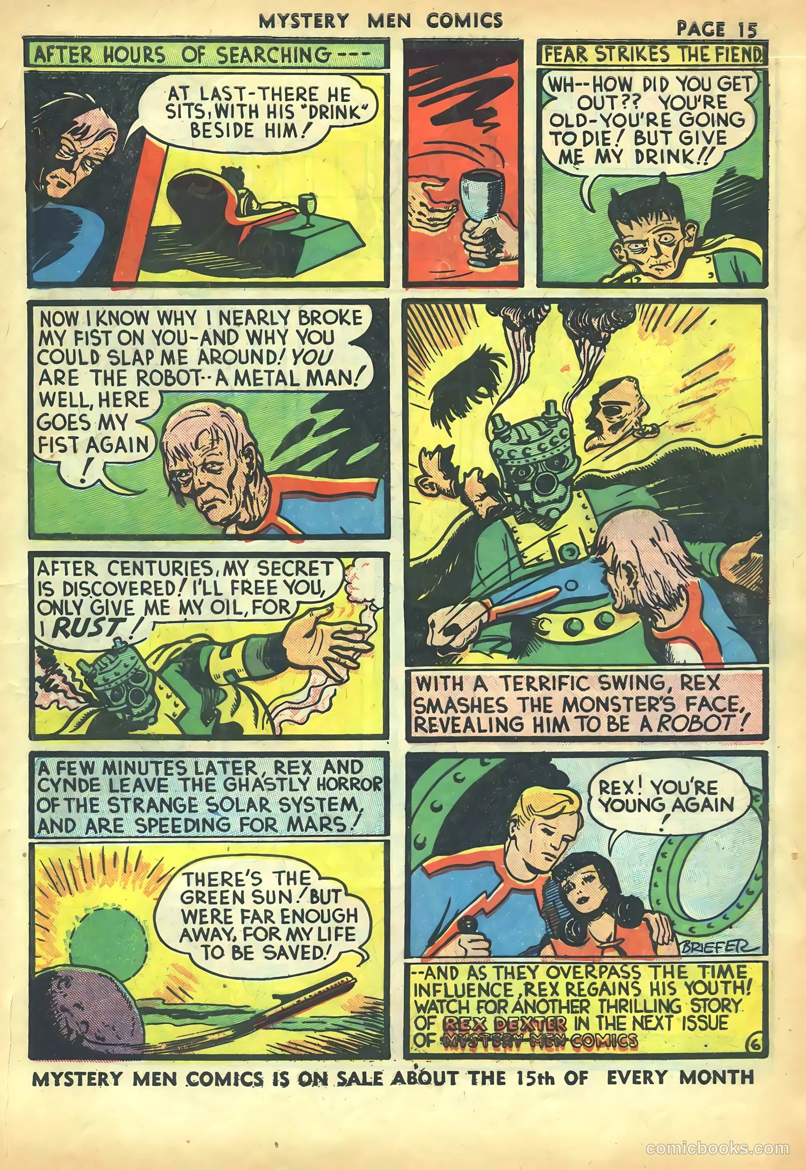 Mystery Men Comics #5 (1939) — page 17 of 68