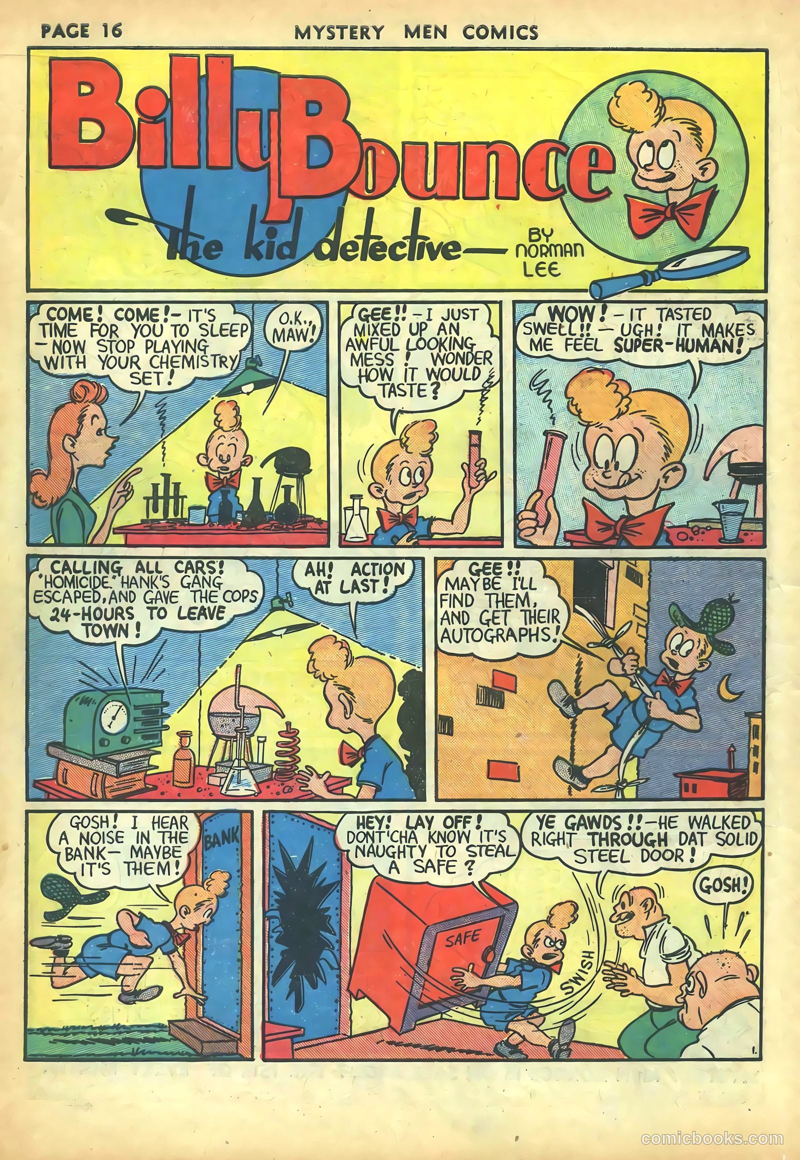 Mystery Men Comics #5 (1939) — page 18 of 68