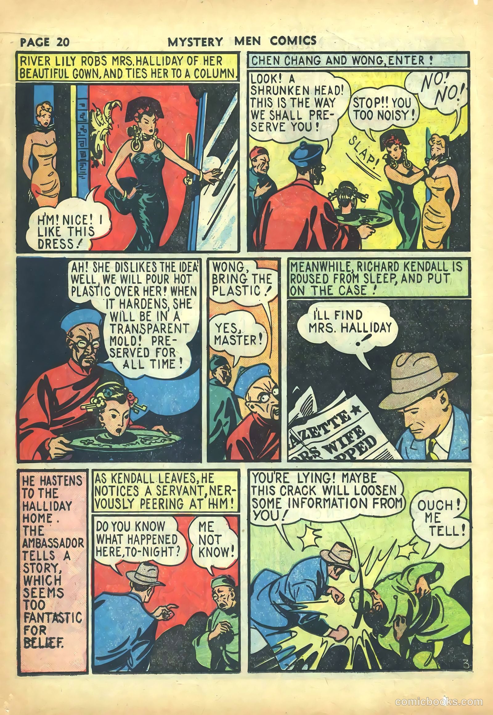 Mystery Men Comics #5 (1939) — page 22 of 68