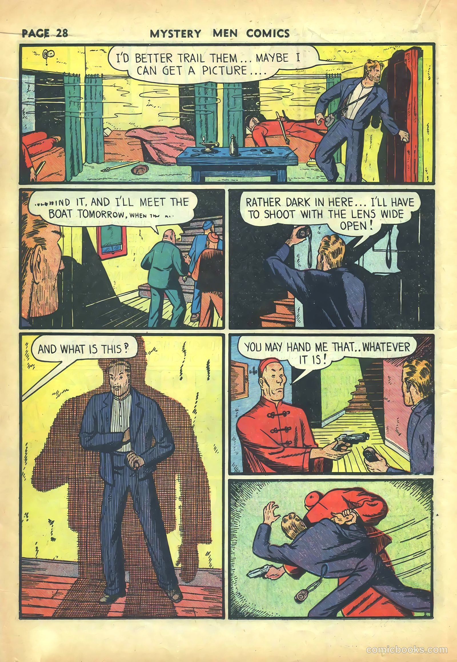 Mystery Men Comics #5 (1939) — page 30 of 68