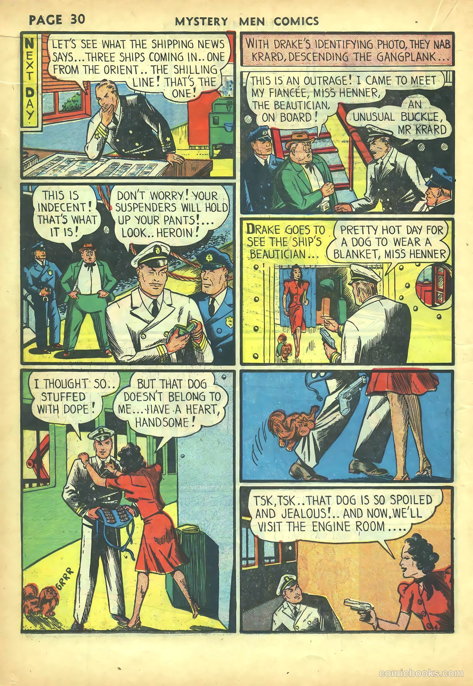 Mystery Men Comics #5 (1939) — page 32 of 68