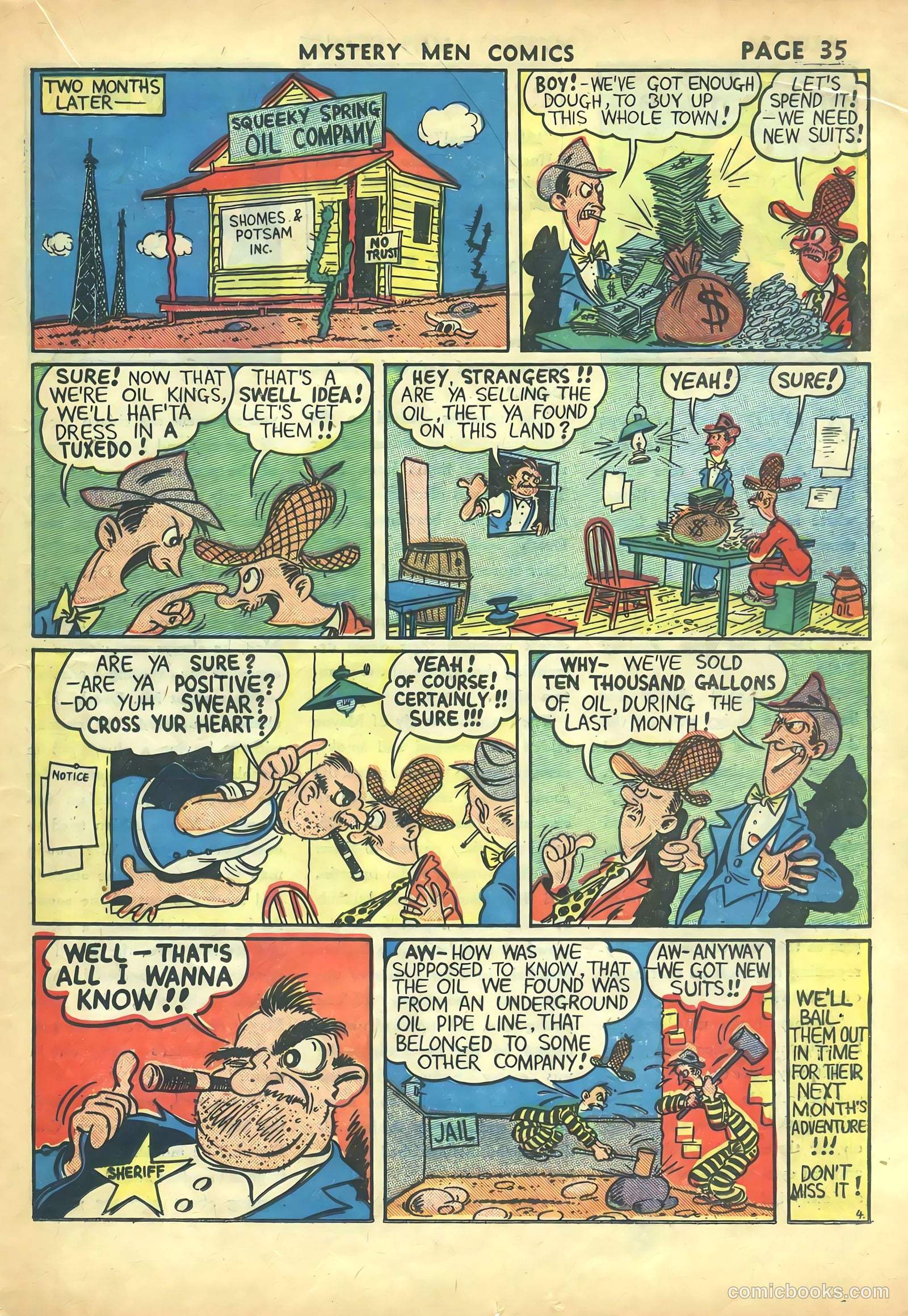 Mystery Men Comics #5 (1939) — page 37 of 68