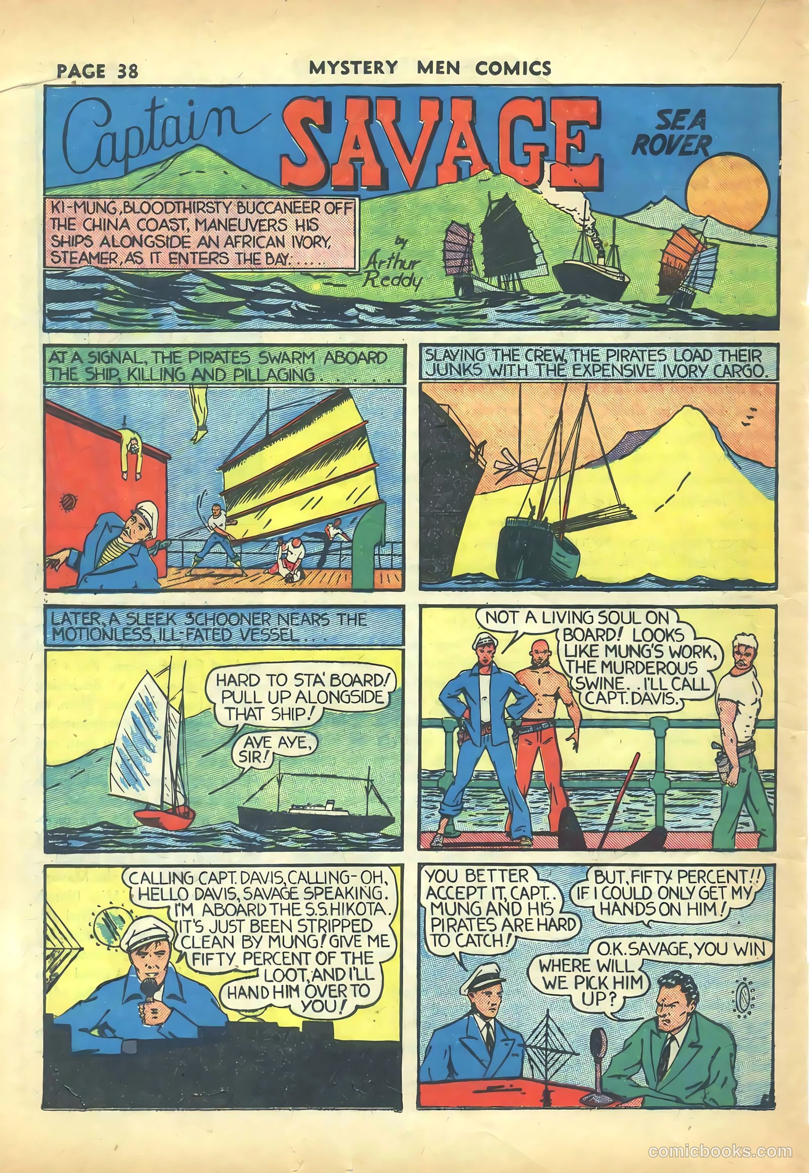 Mystery Men Comics #5 (1939) — page 40 of 68
