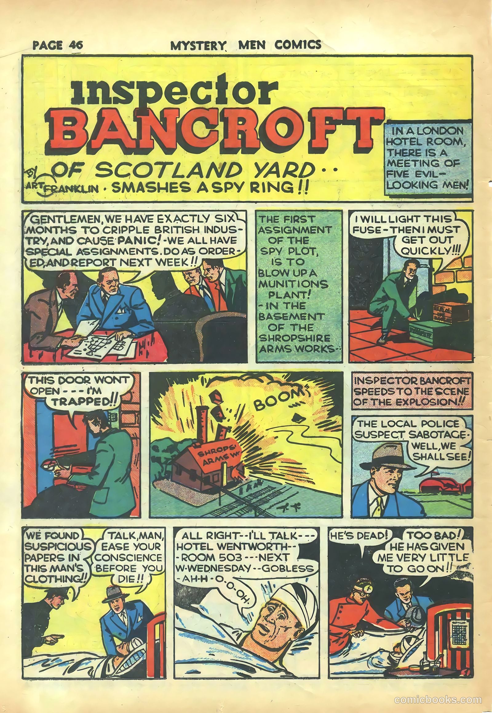 Mystery Men Comics #5 (1939) — page 48 of 68