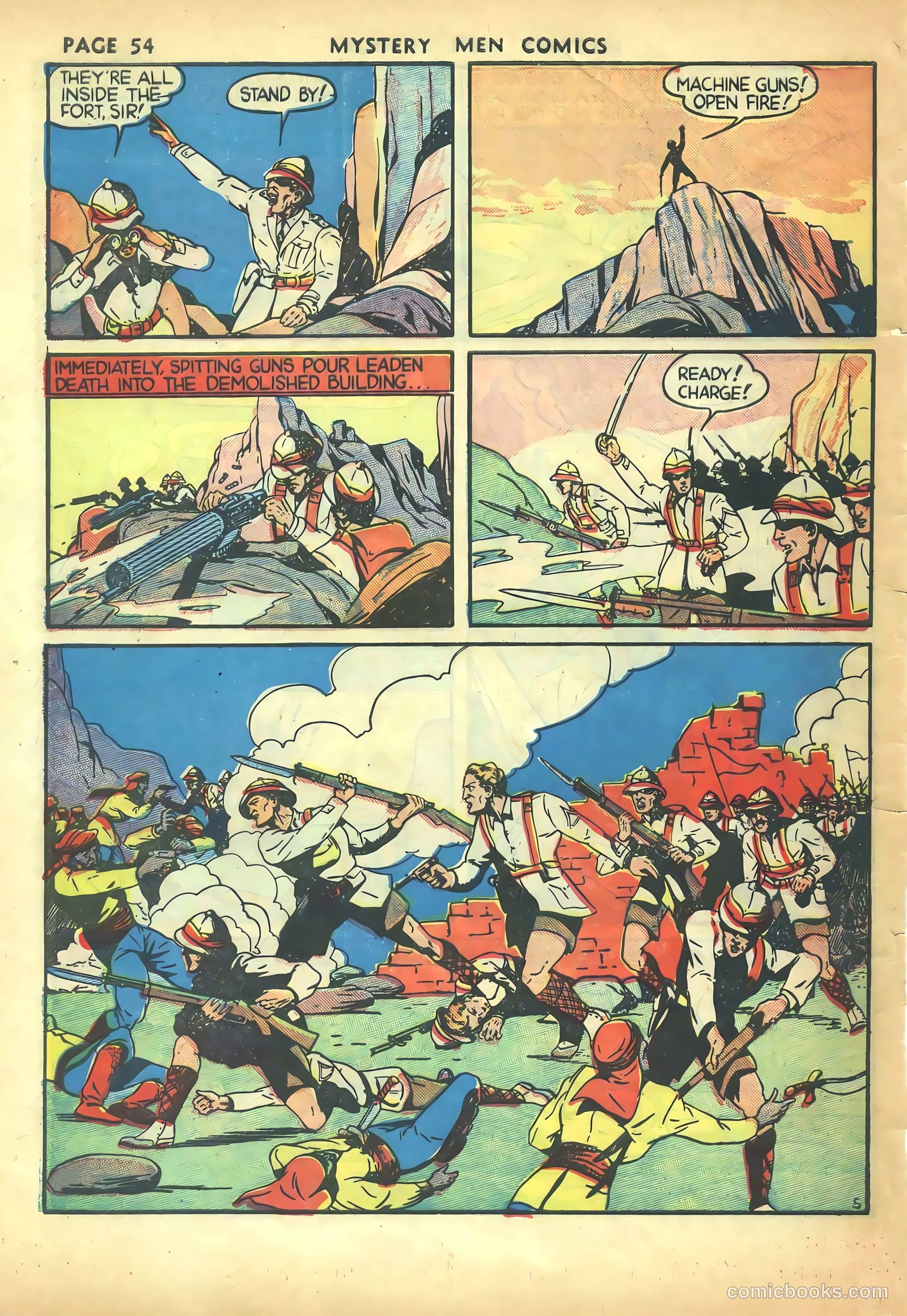 Mystery Men Comics #5 (1939) — page 56 of 68