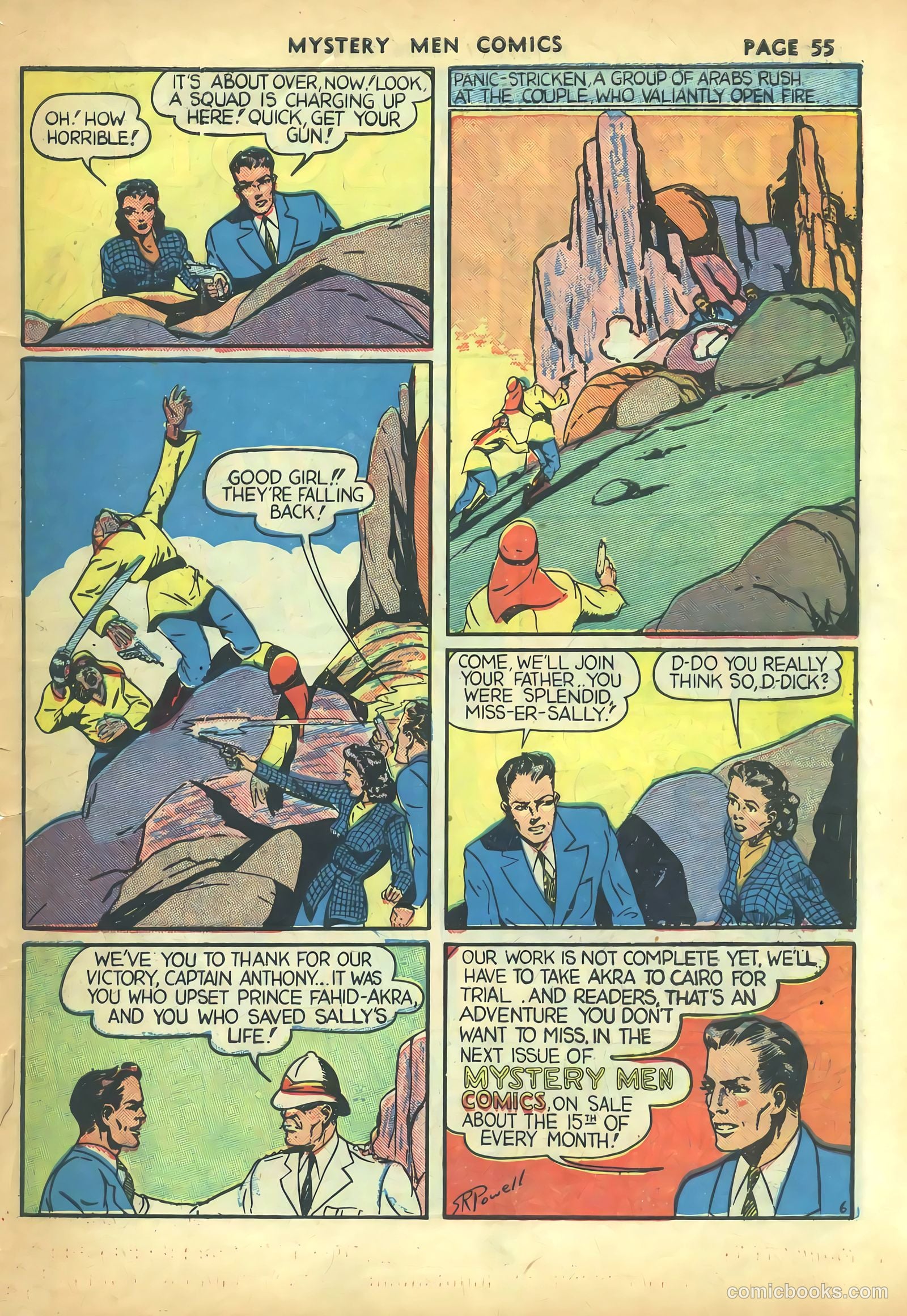 Mystery Men Comics #5 (1939) — page 57 of 68