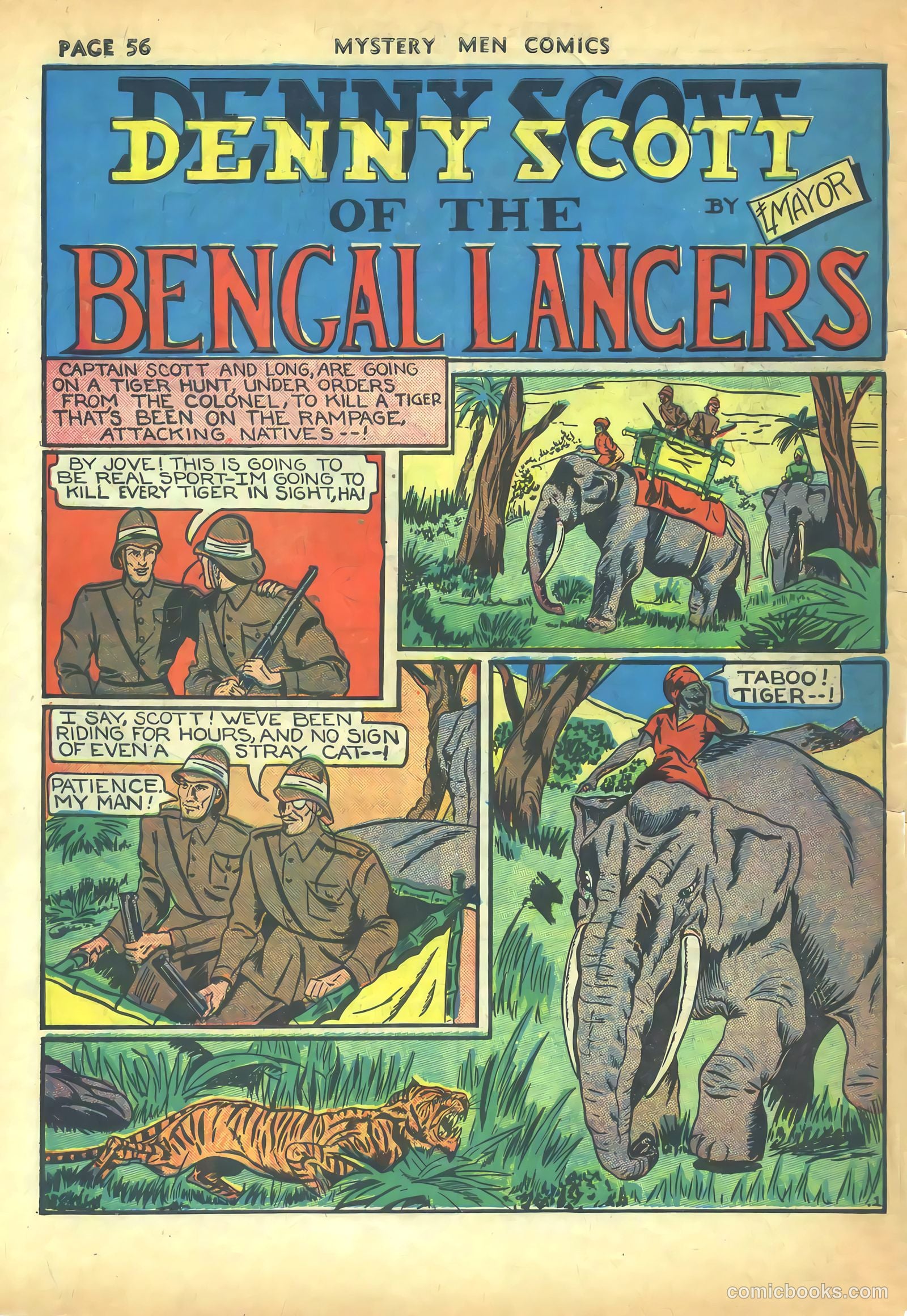 Mystery Men Comics #5 (1939) — page 58 of 68