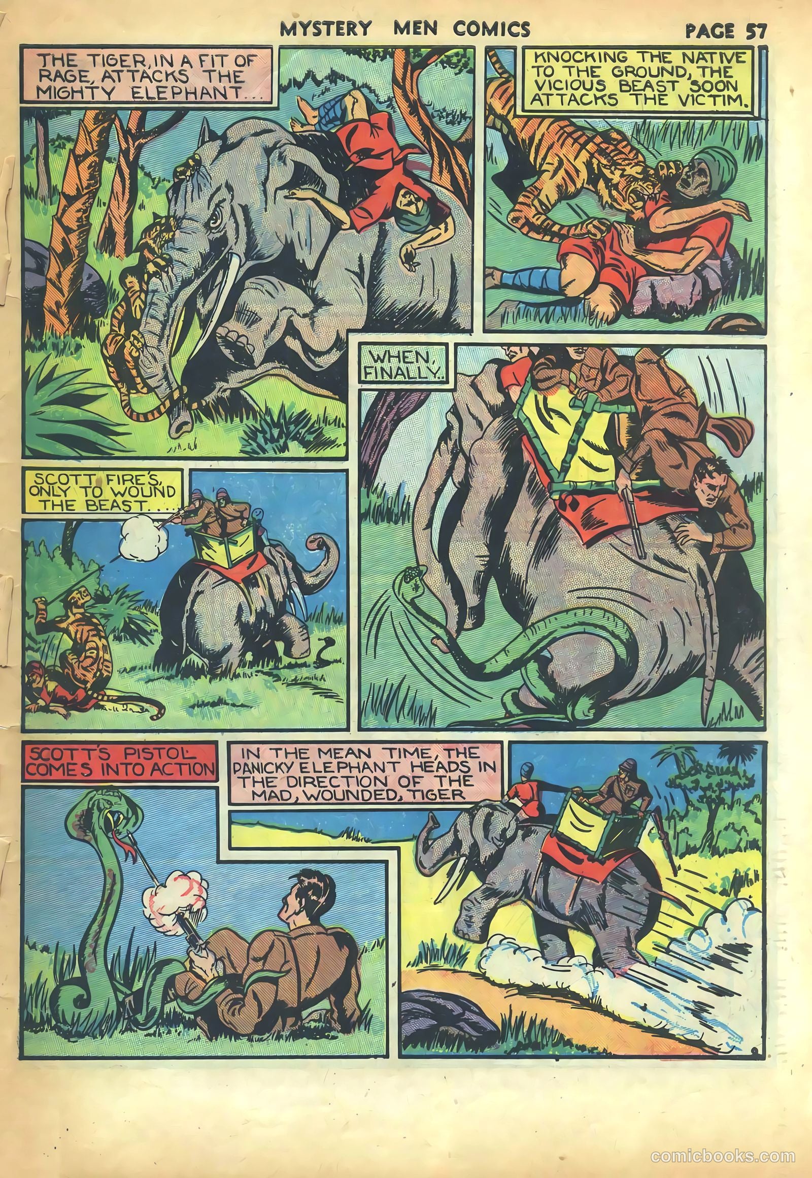Mystery Men Comics #5 (1939) — page 59 of 68