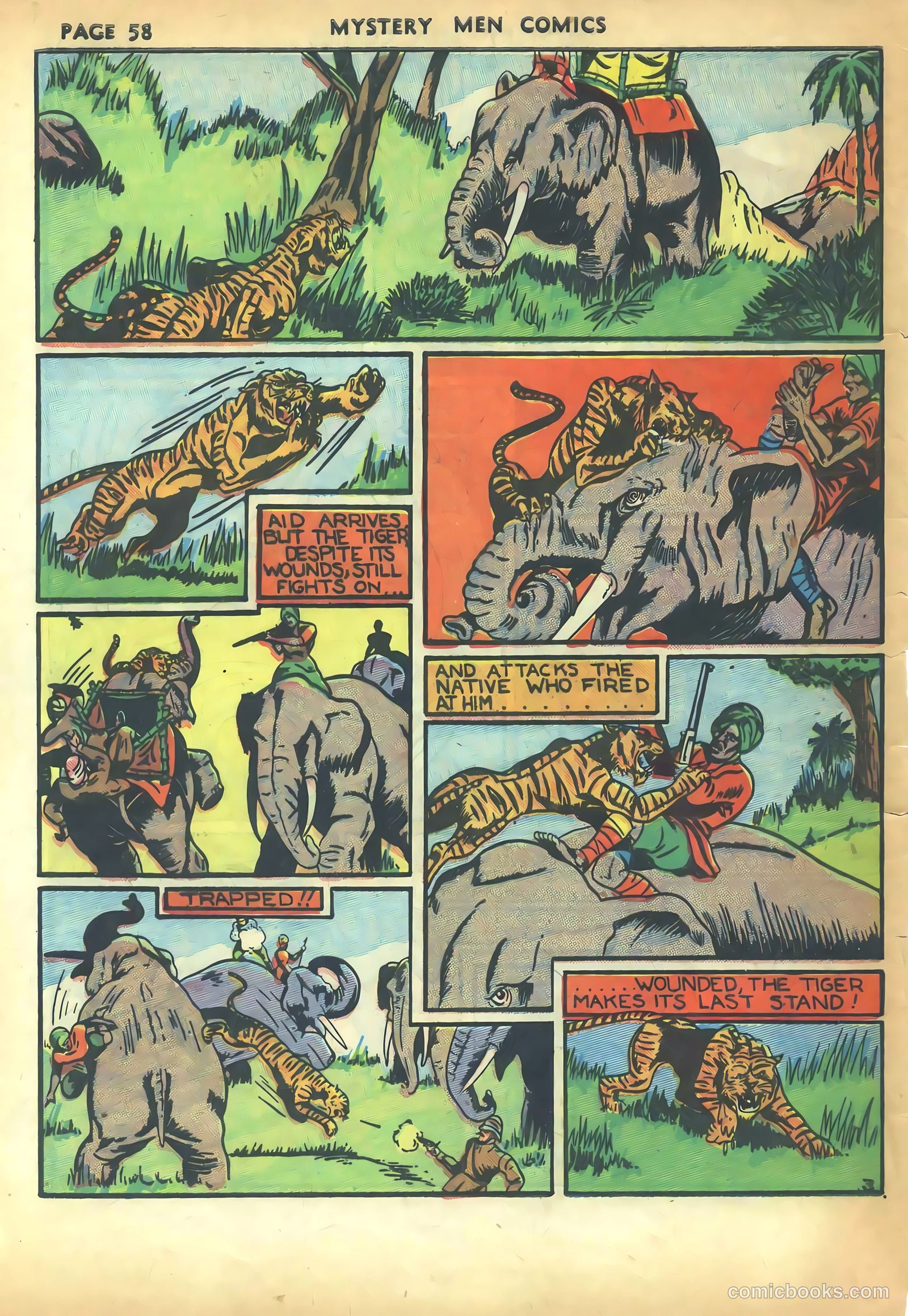 Mystery Men Comics #5 (1939) — page 60 of 68