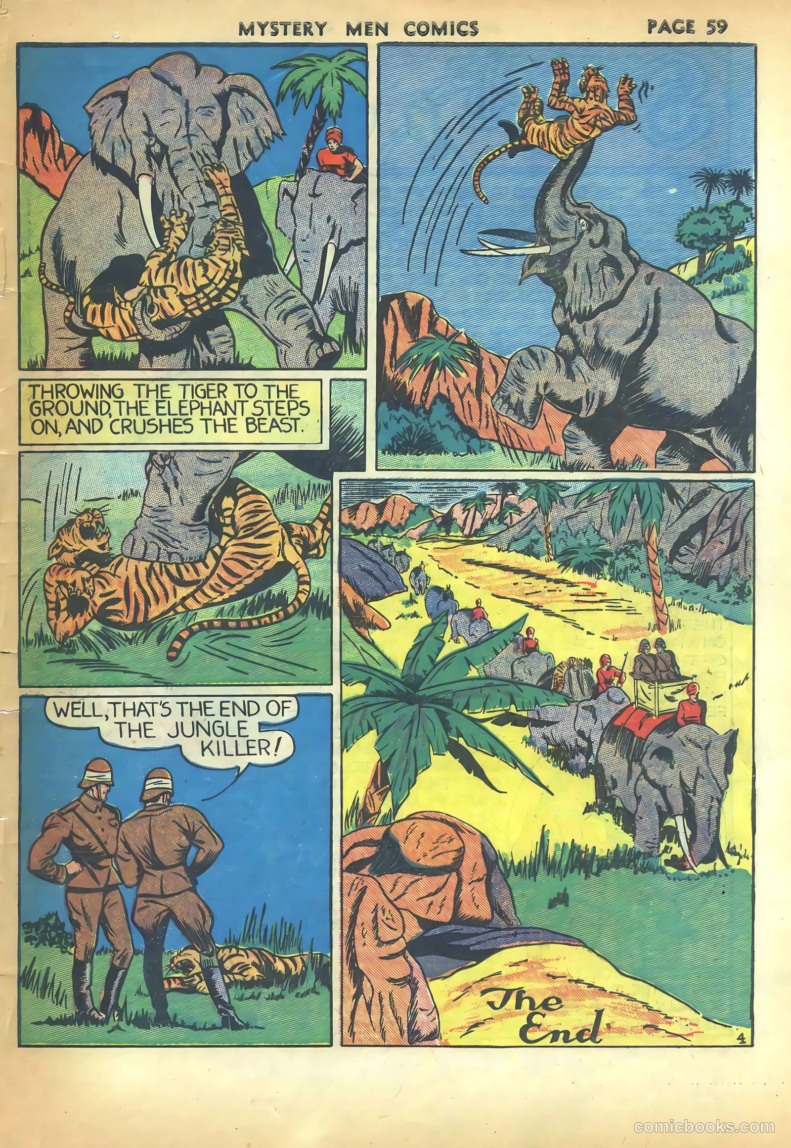 Mystery Men Comics #5 (1939) — page 61 of 68