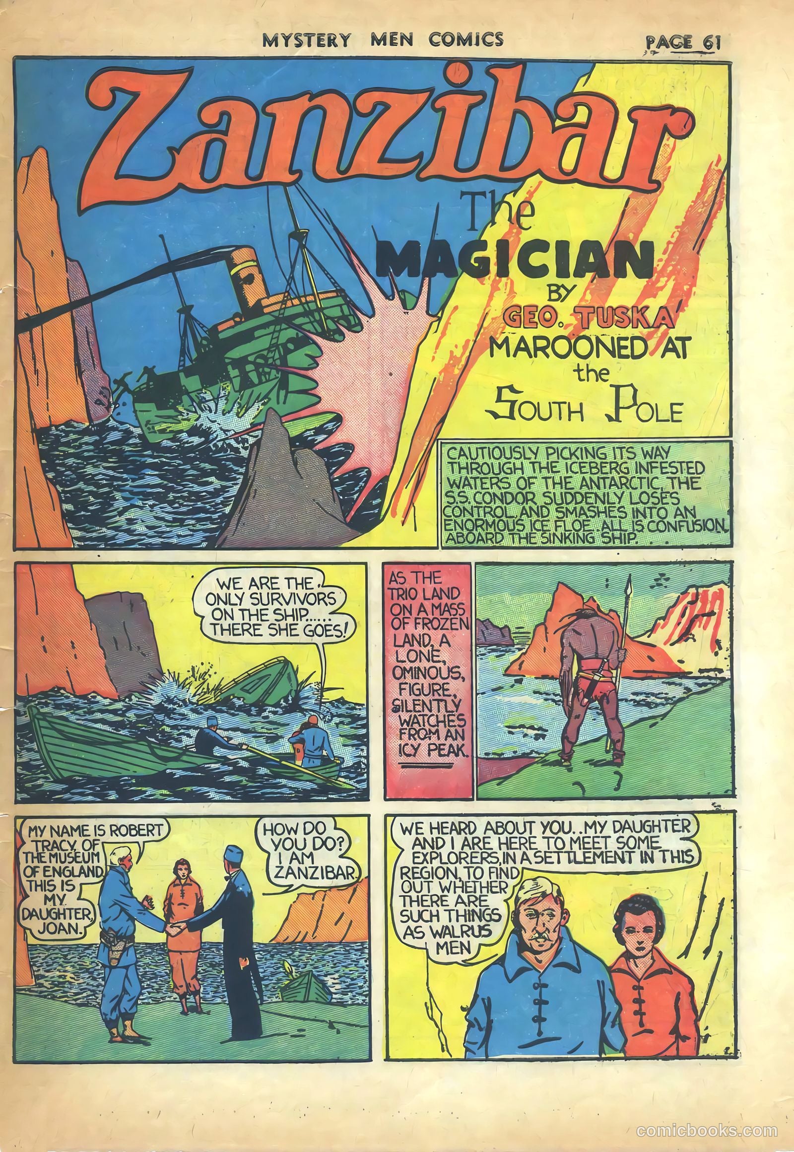 Mystery Men Comics #5 (1939) — page 63 of 68