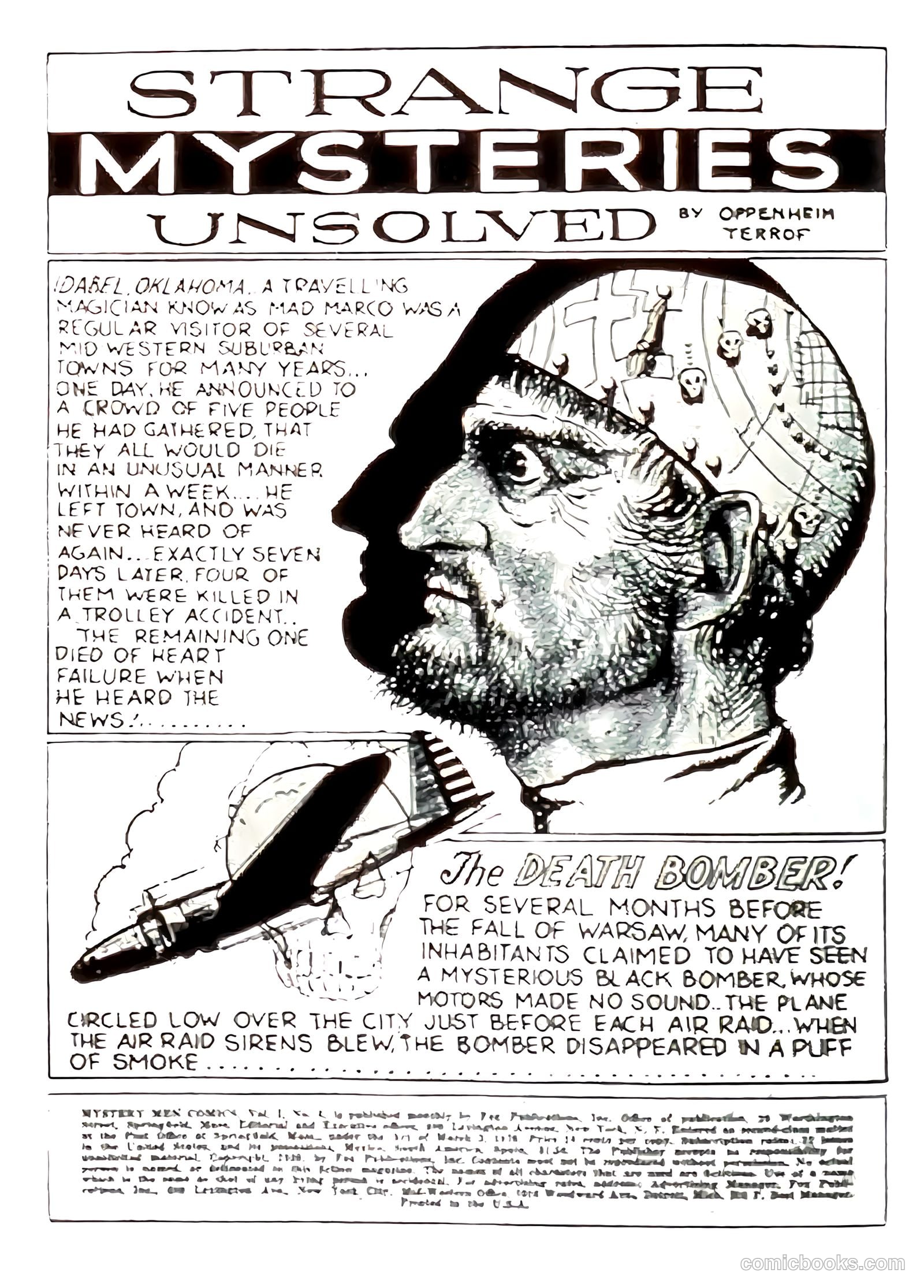 Mystery Men Comics #6 (1940) — page 2 of 68