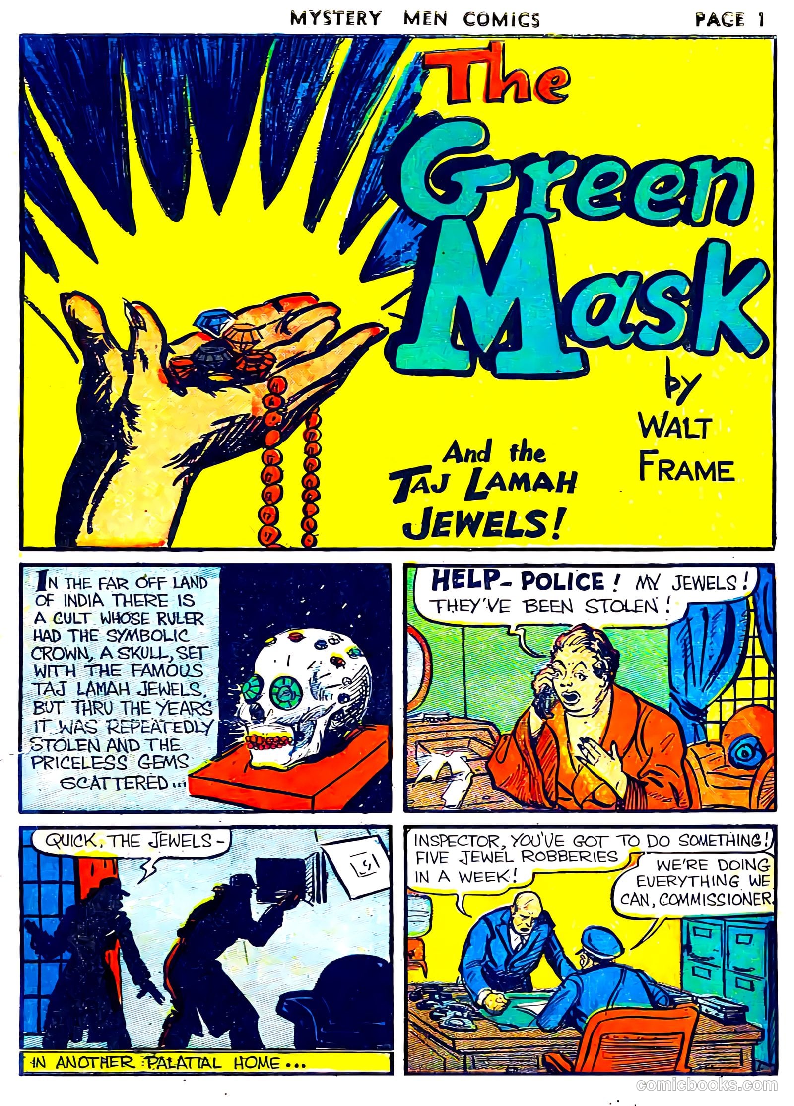 Mystery Men Comics #6 (1940) — page 3 of 68