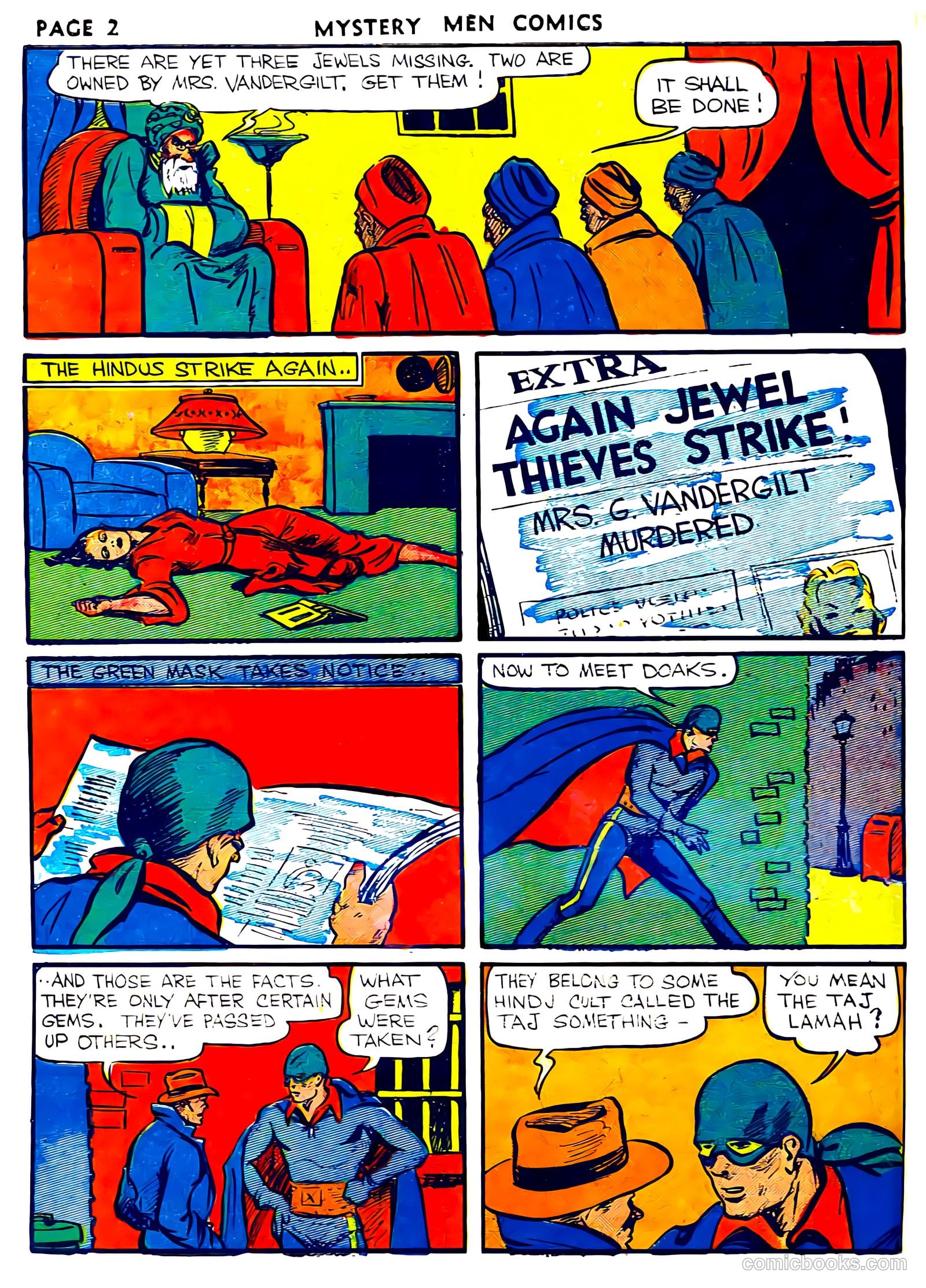 Mystery Men Comics #6 (1940) — page 4 of 68