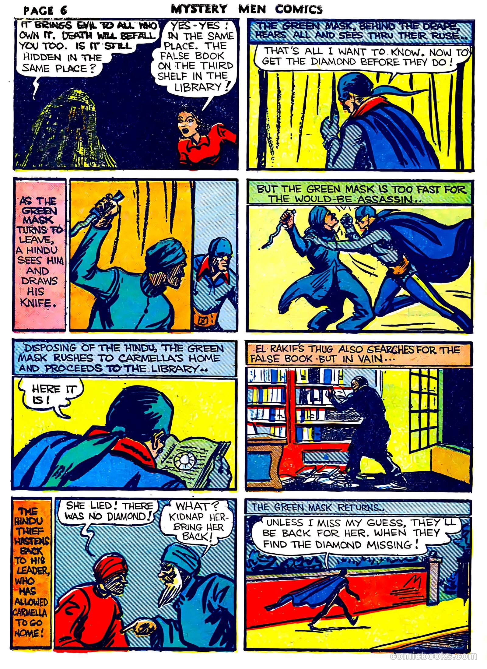 Mystery Men Comics #6 (1940) — page 8 of 68